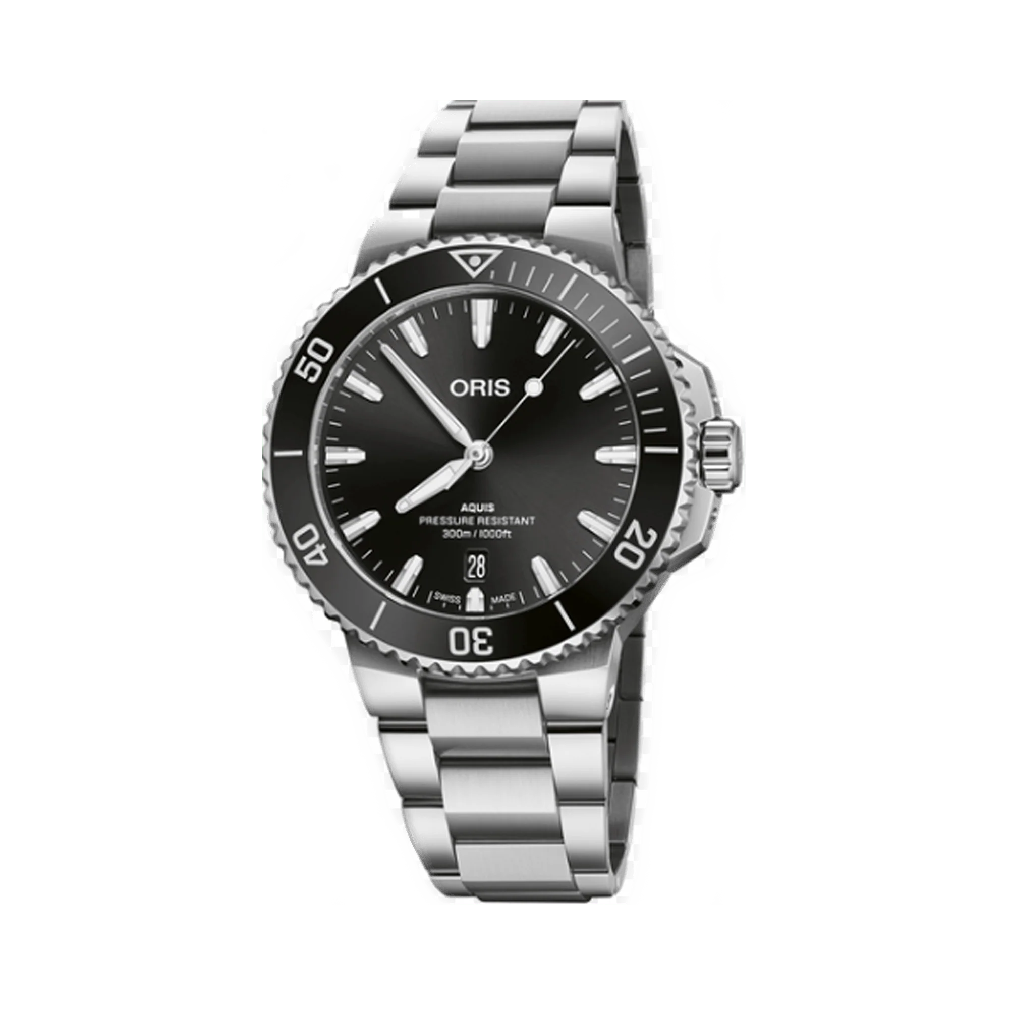 Oris Aquis Diver Men's 41.50mm Stainless Steel Automatic Watch 733 7787 4154MB