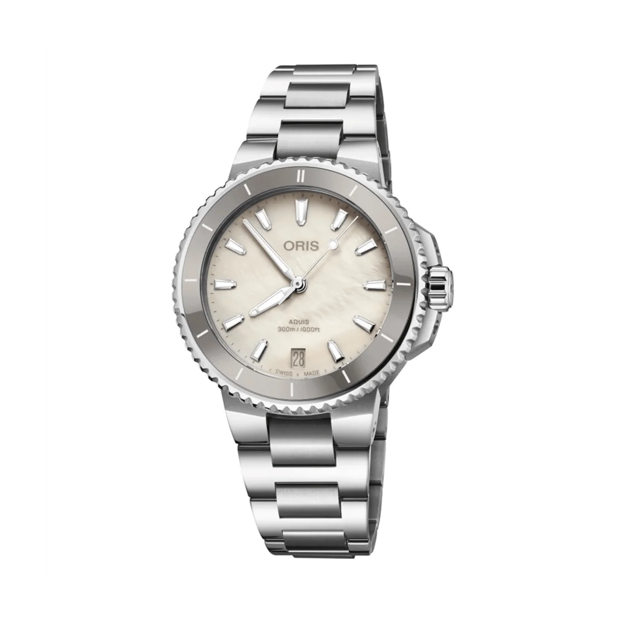 Oris Diver Automatic Women's 36.50mm Watch 733 7792 4151MB