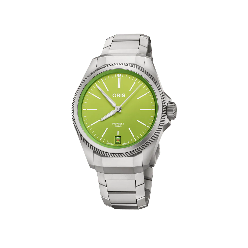 Oris Propilot X Kermit Edition 39mm Watch 400 7778 7157
