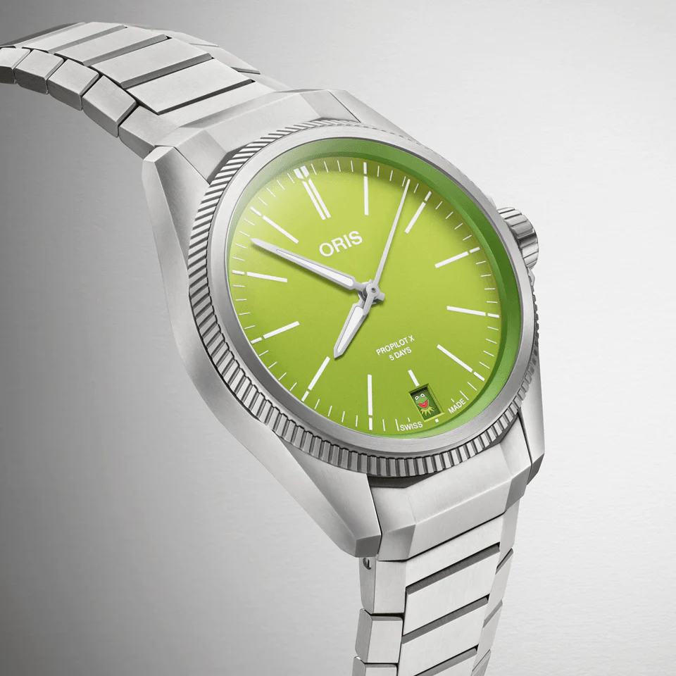 Oris Propilot X Kermit Edition 39mm Watch 400 7778 7157 - Image 5