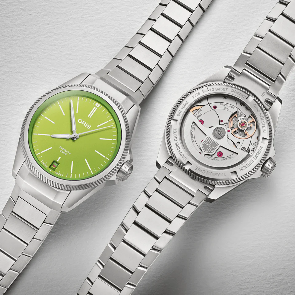 Oris Propilot X Kermit Edition 39mm Watch 400 7778 7157 - Image 6