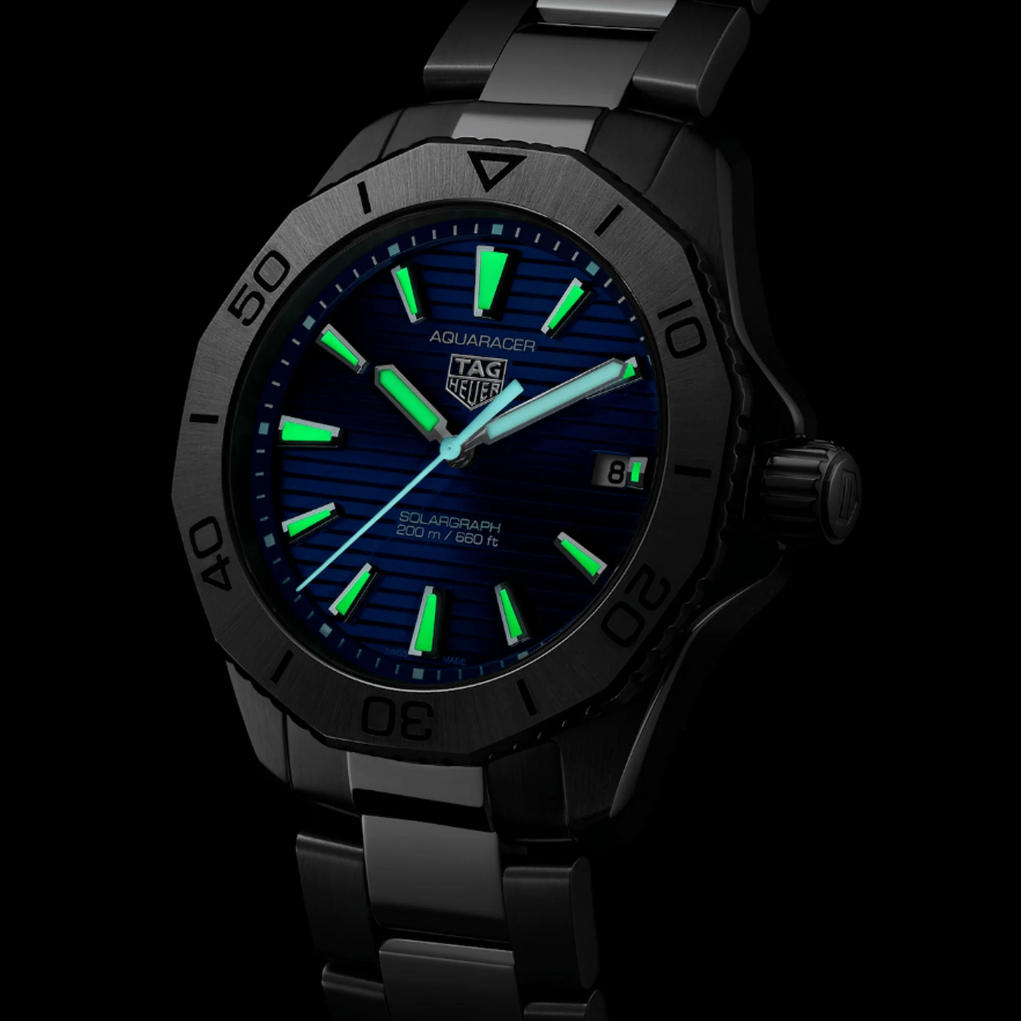 TAG HEUER AQUARACER PROFESSIONAL 200 SOLARGRAPH - Image 4