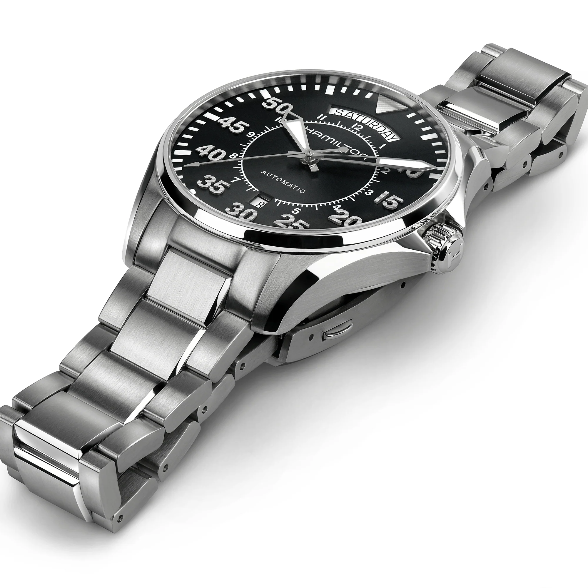 Hamilton Khaki Aviation Men's 42mm Automatic Watch H64615135 - Image 2