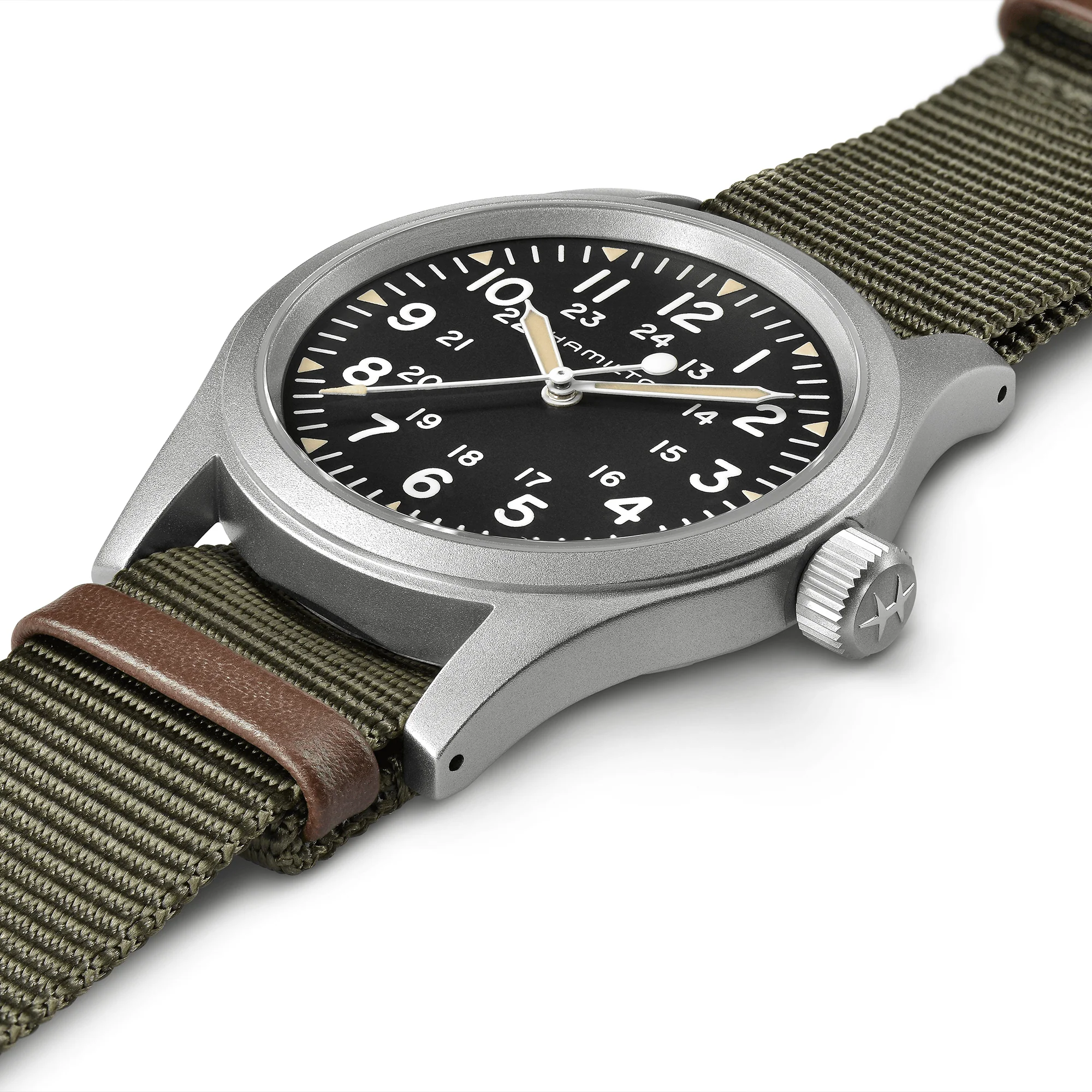 Hamilton Khaki Field Men's 38mm Manual Wind Watch H69439931 - Image 2