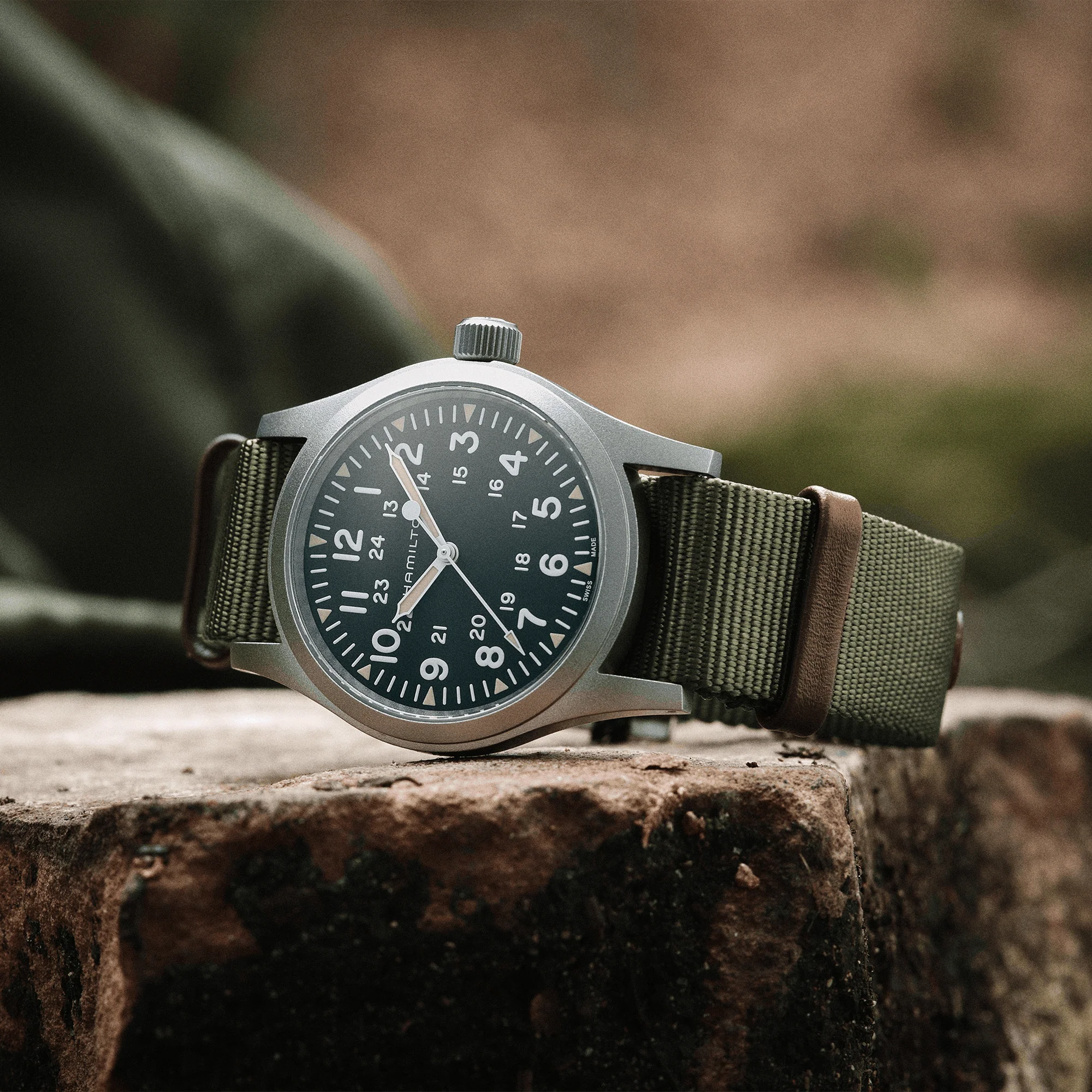 Hamilton Khaki Field Men's 38mm Manual Wind Watch H69439931 - Image 3