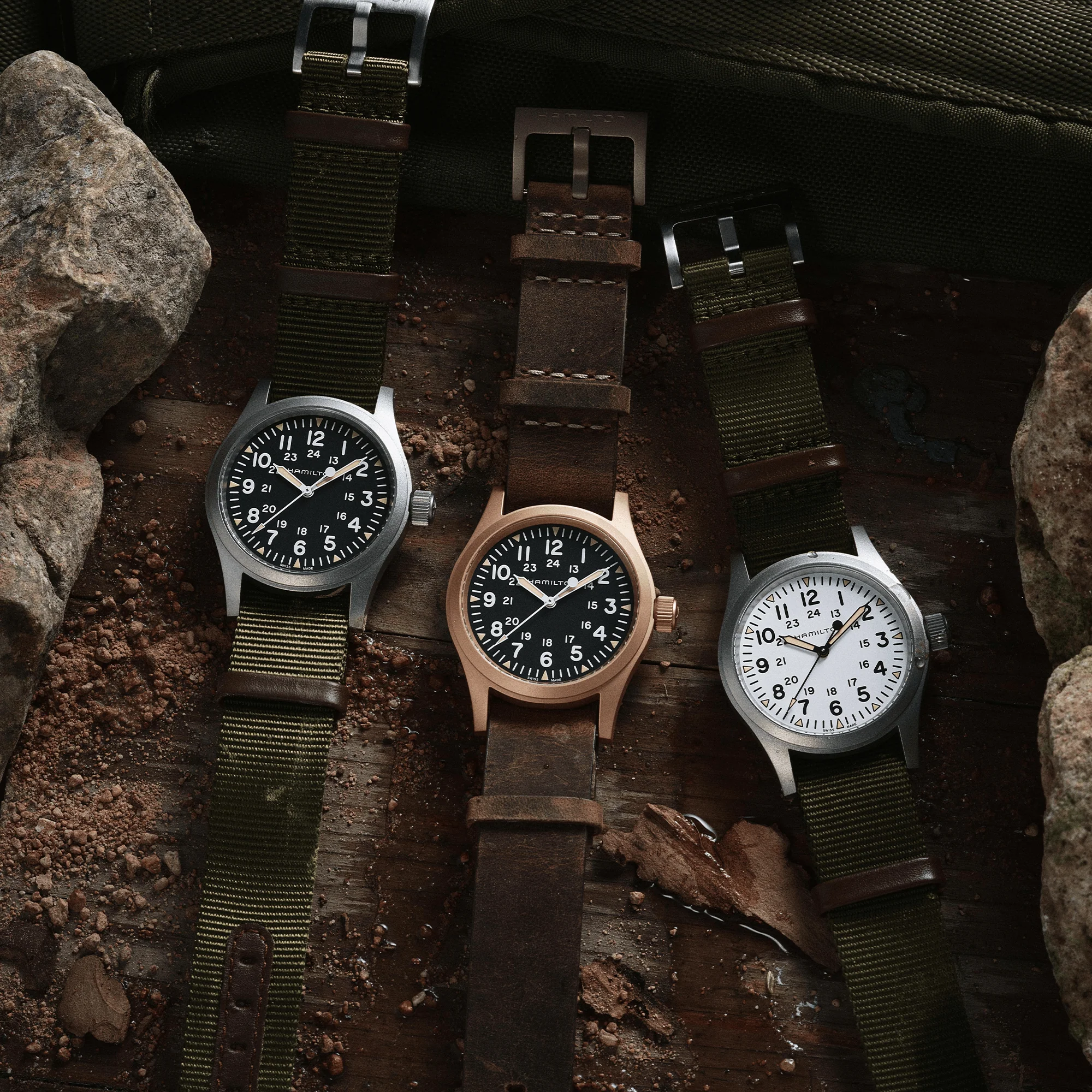 Hamilton Khaki Field Men's 38mm Manual Wind Watch H69439931 - Image 5