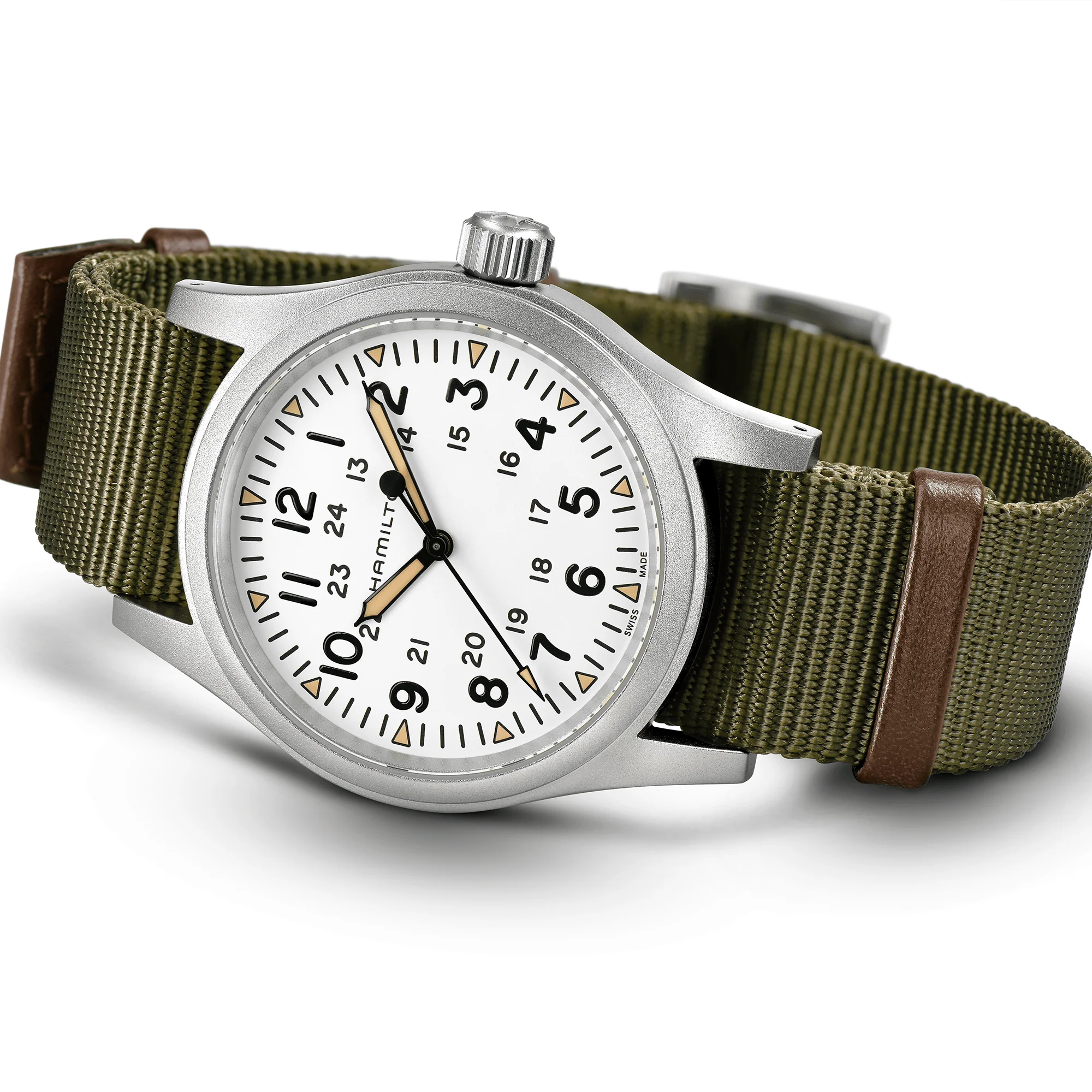 Hamilton Khaki Field Unisex 38mm Manual Wind Watch H69439411 - Image 2