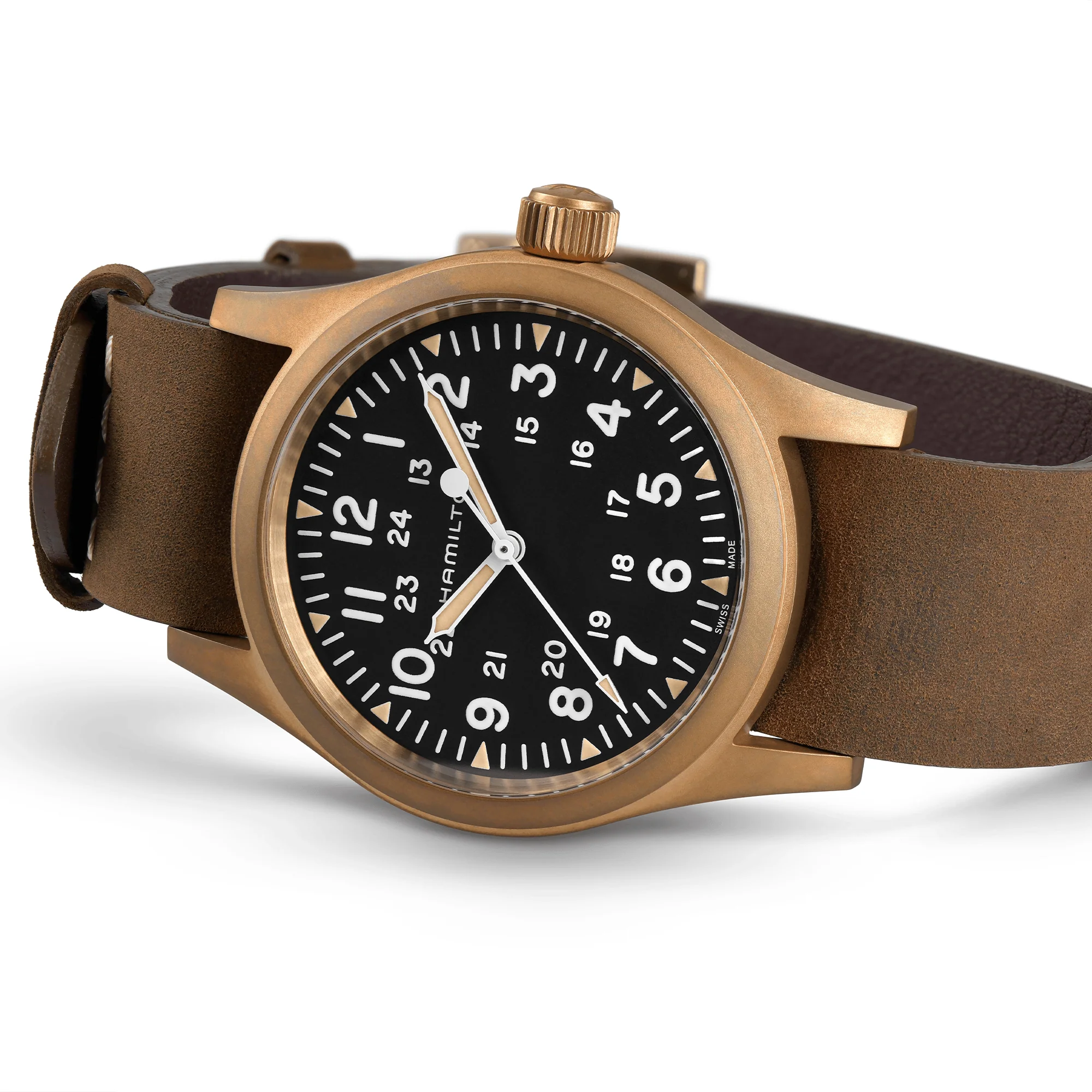 Hamilton Khaki Field Unisex 38mm Manual Wind Watch H69459530 - Image 3