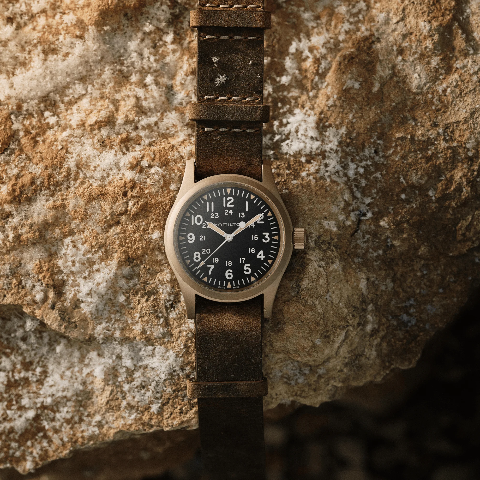 Hamilton Khaki Field Unisex 38mm Manual Wind Watch H69459530 - Image 5