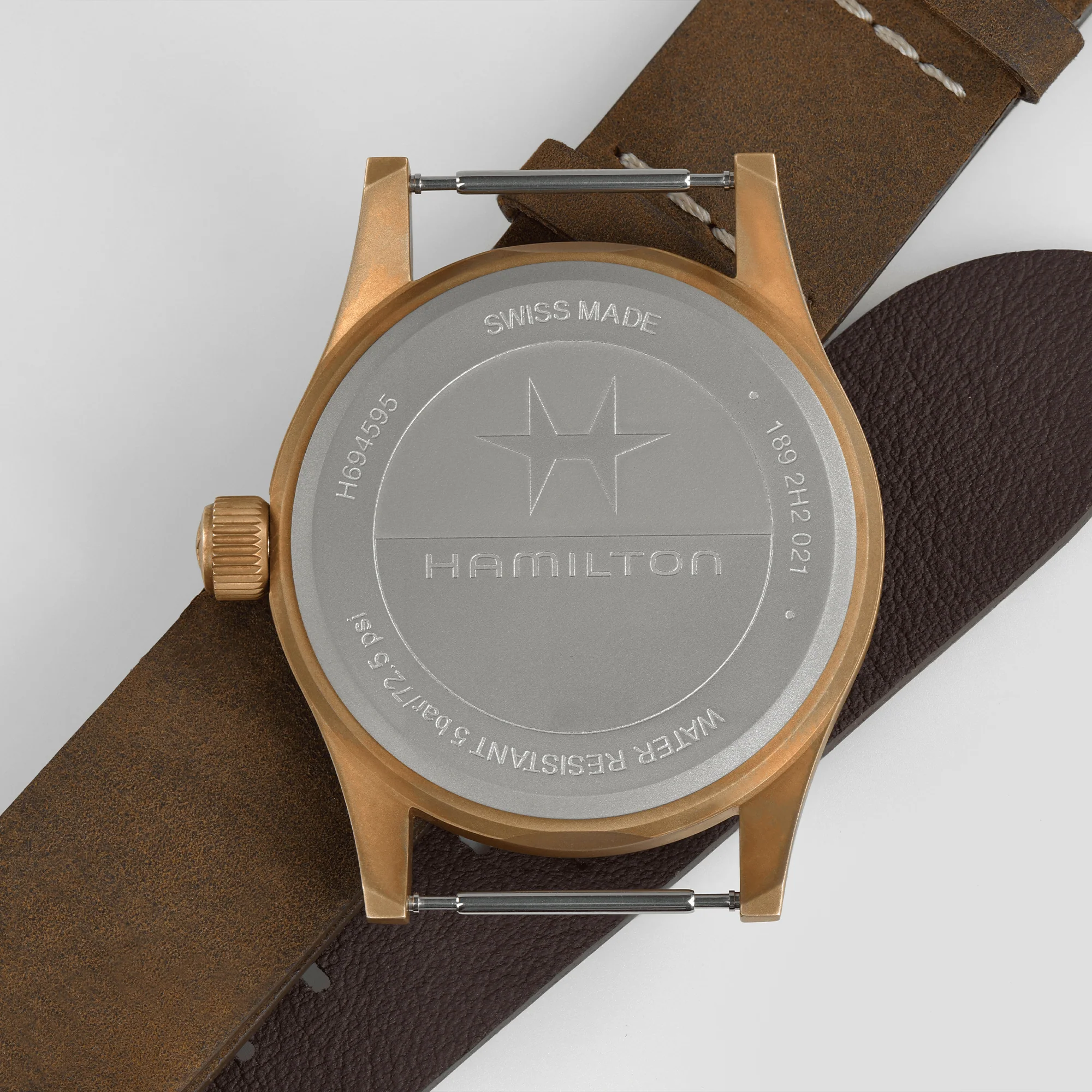 Hamilton Khaki Field Unisex 38mm Manual Wind Watch H69459530 - Image 7