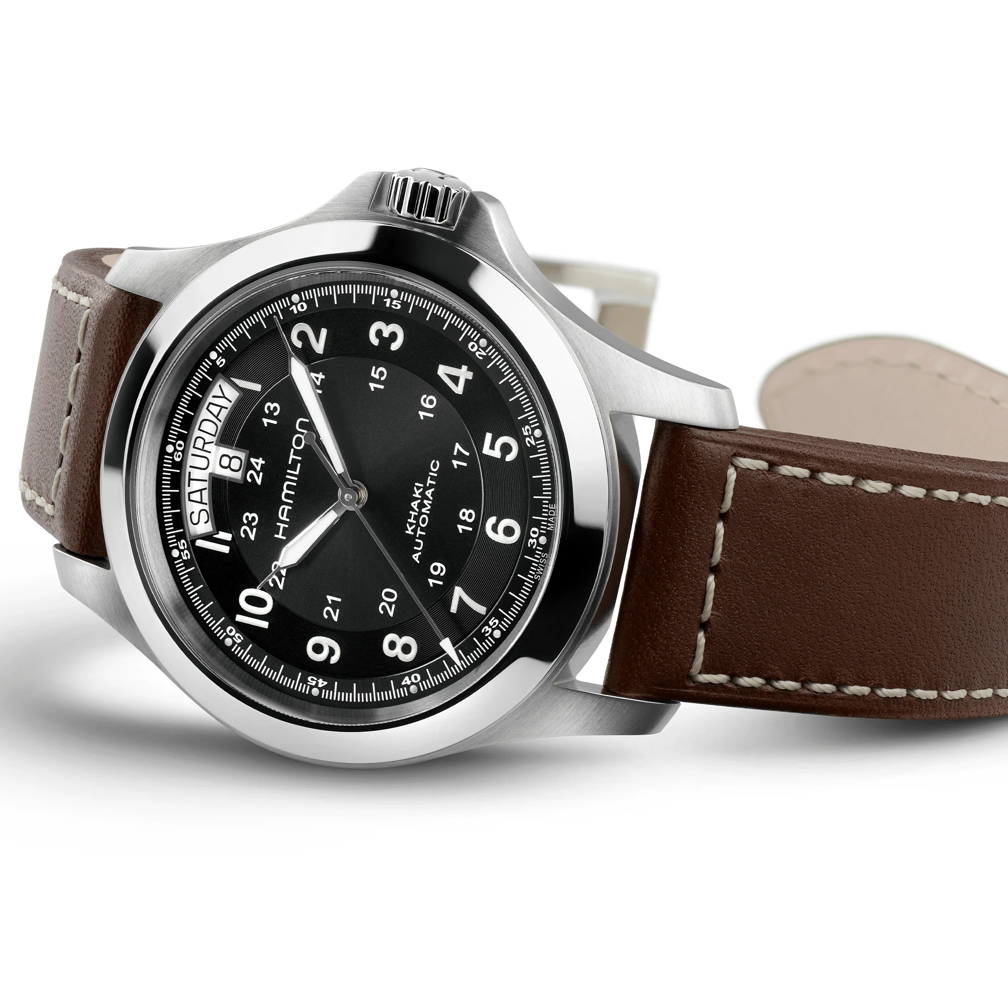 Hamilton Khaki Field Men's 40mm Automatic Watch H64455533 - Image 2