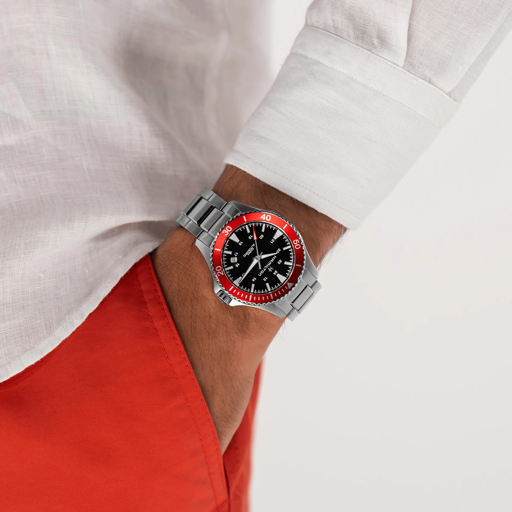 Hamilton Khaki Navy Men's 40mm Automatic Watch H82405130 - Image 3