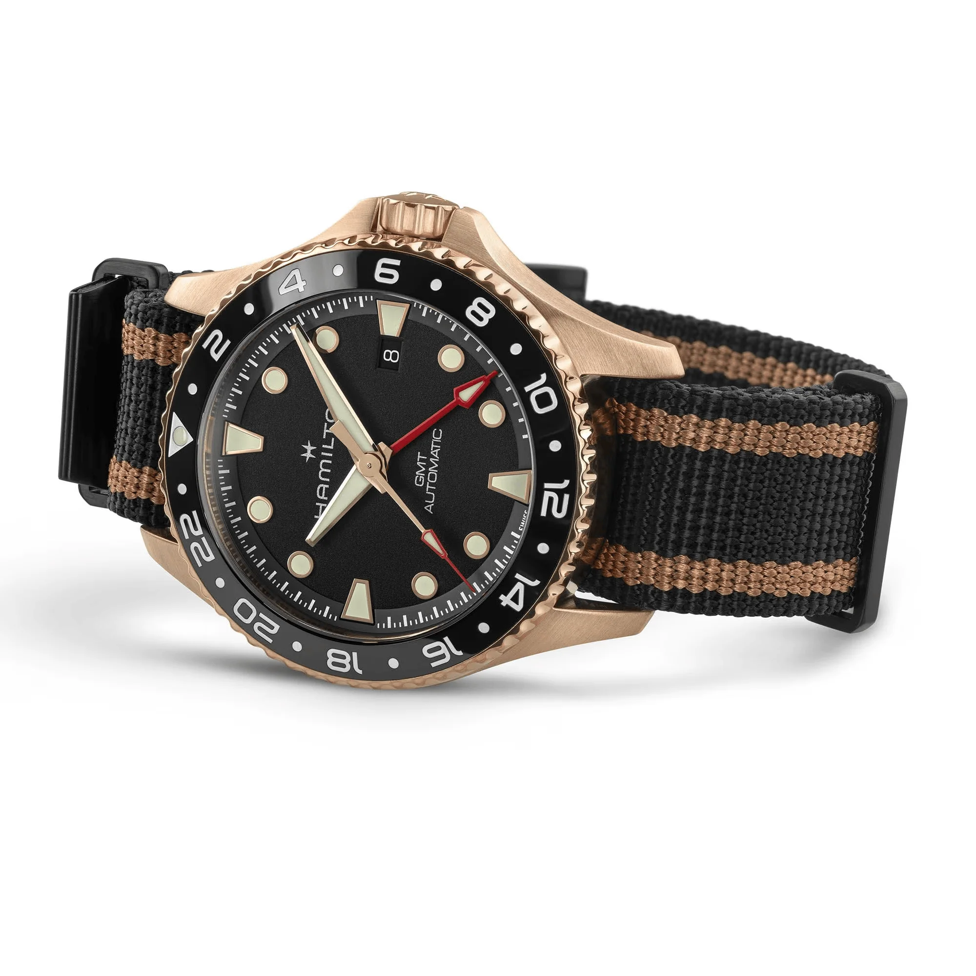 Hamilton Khaki Navy Automatic GMT Men's 43mm Watch H82565930 - Image 3