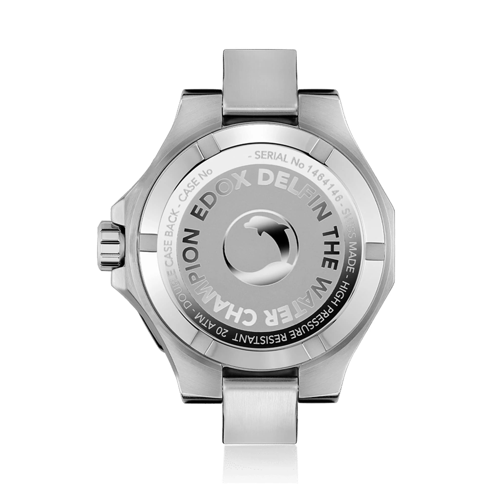 Edox Delfin Quartz Men's 43mm Watch 530213MNIN - Image 2