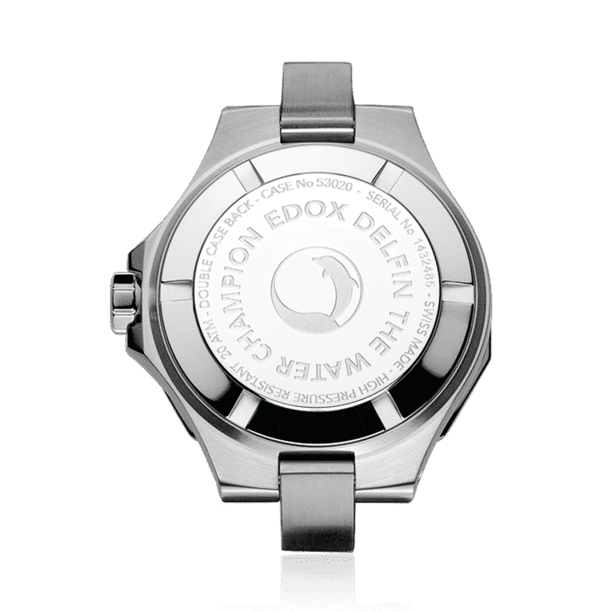 Edox Delfin Quartz Women's 38mm Watch 530203MNADN - Image 2