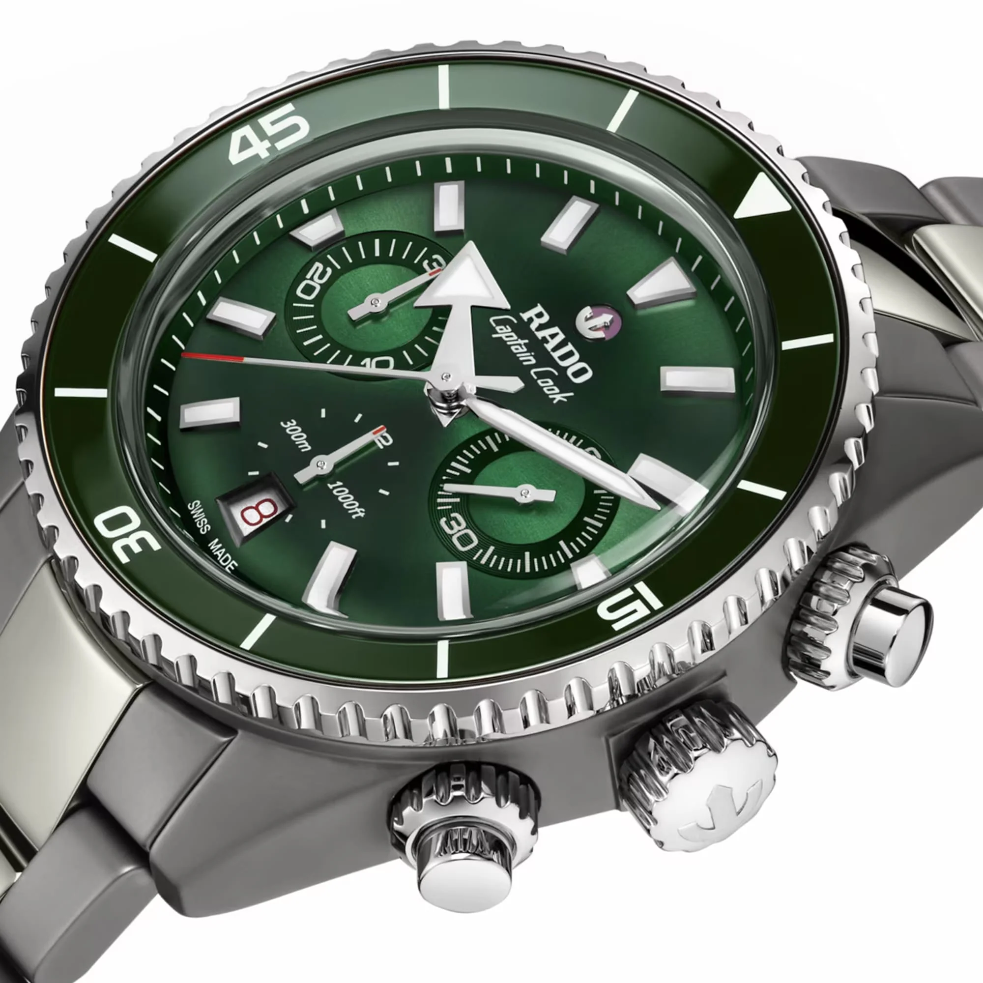 Rado Captain Cook Automatic Chronograph Men's 43mm Watch R32 189 313 - Image 4