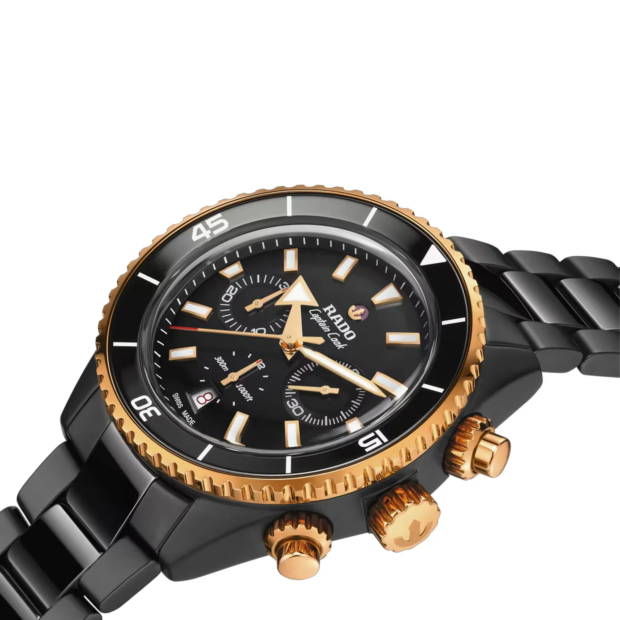 Rado Captain Cook Automatic Chronograph Men's 43mm Watch R32 190 153 - Image 6