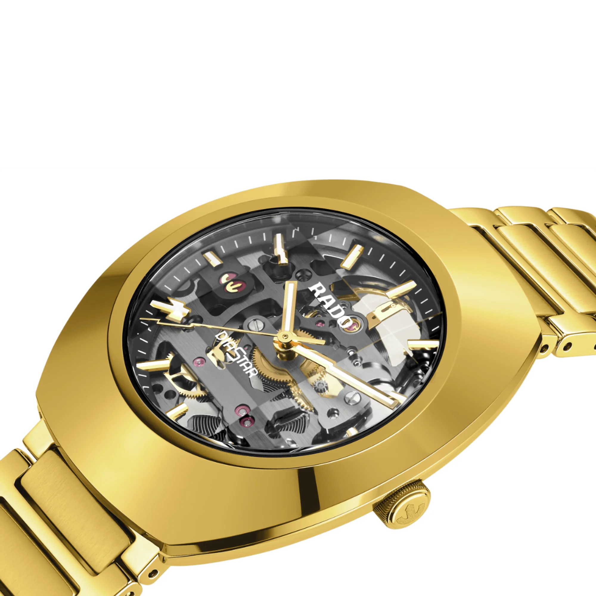 Rado Original Men's 38mm Gold PVD Watch R12 164 153 - Image 2