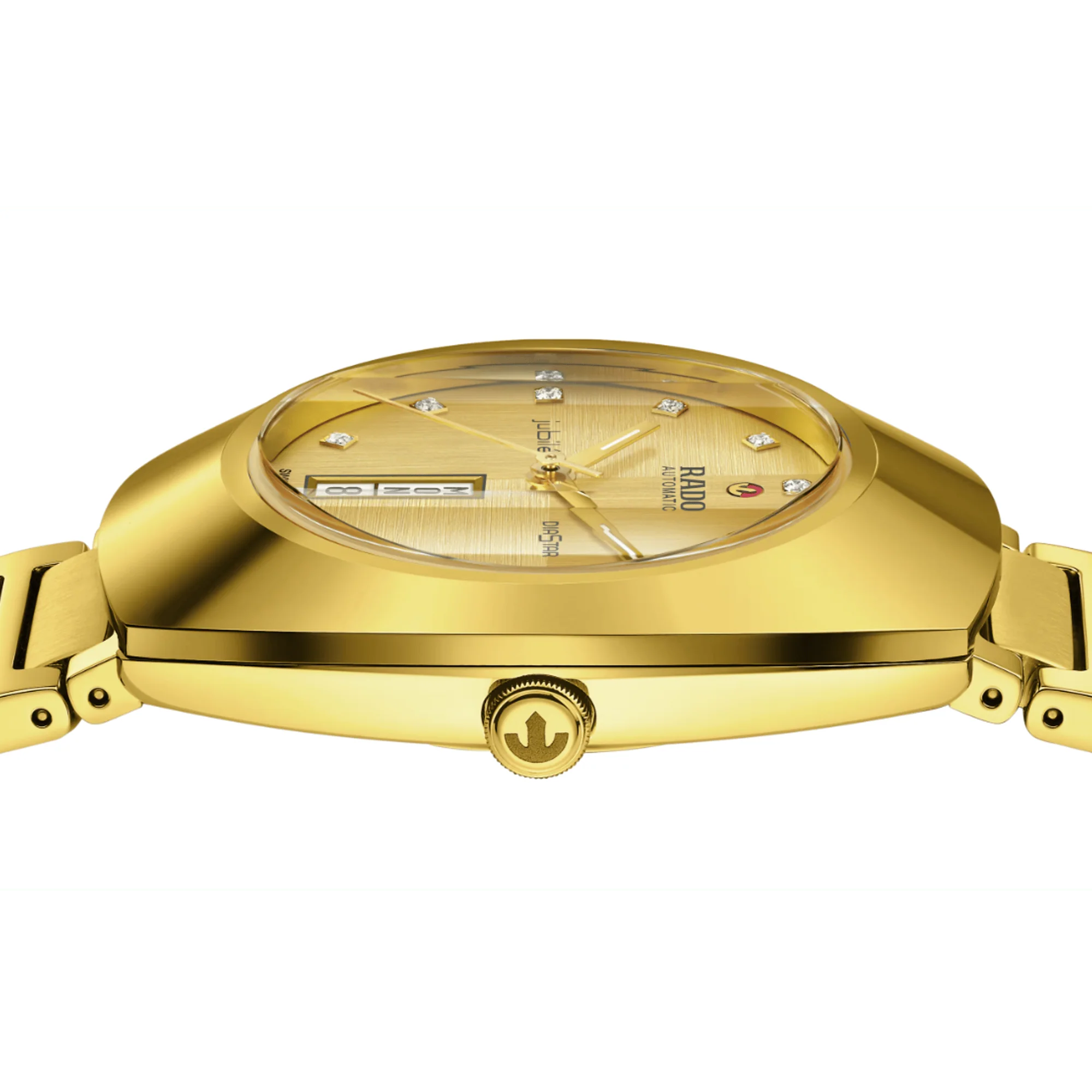 Rado Original Men's 38mm Ceramic & Yellow PVD Automatic Watch R12 161 733 - Image 3
