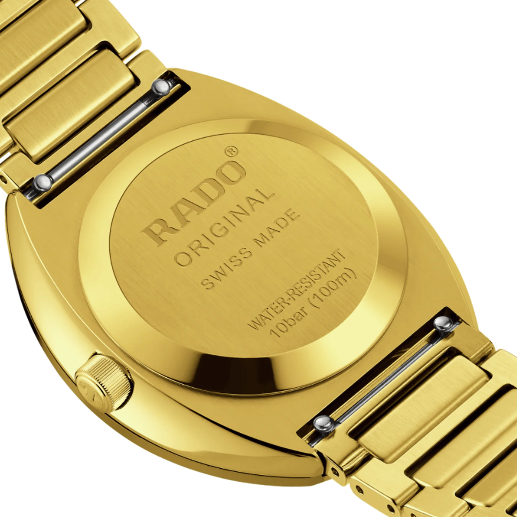 Rado Original Men's 38mm Ceramic & Yellow PVD Automatic Watch R12 161 733 - Image 4