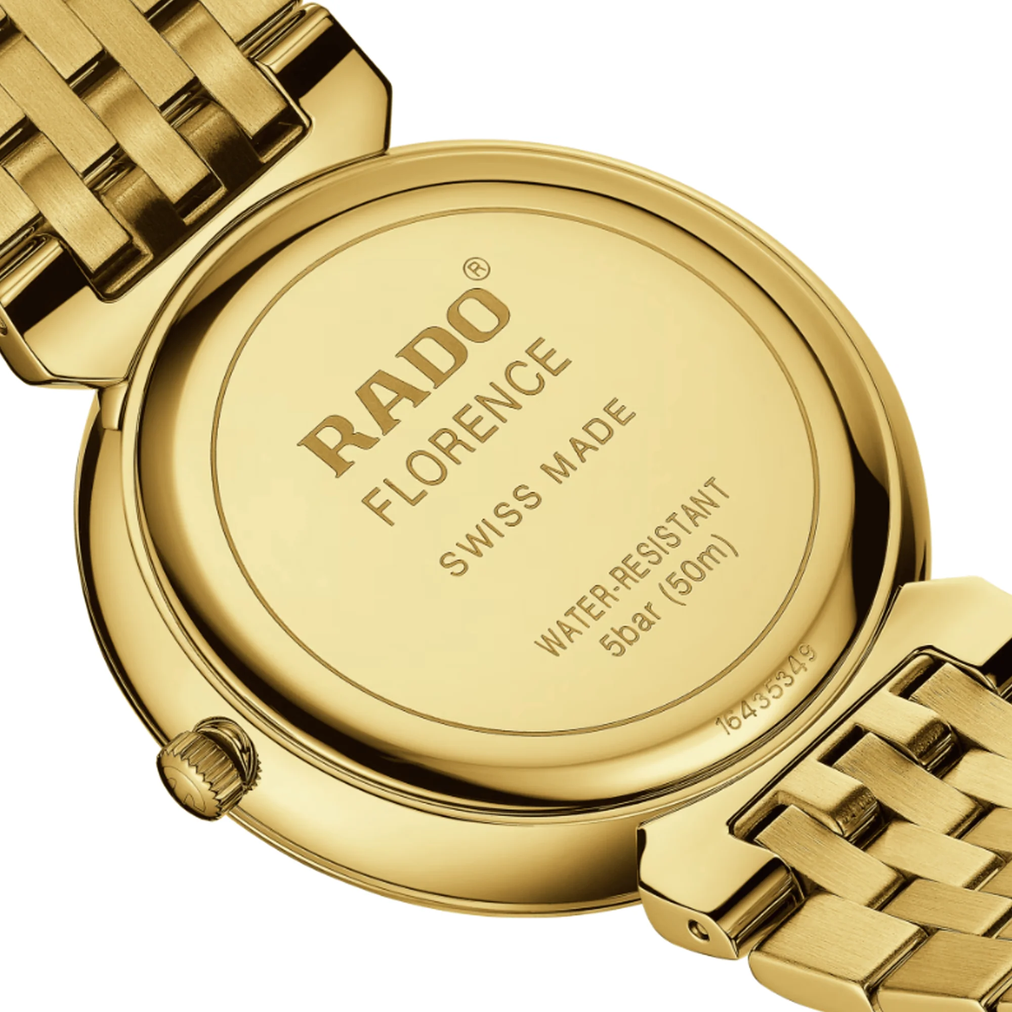 Rado Florence Men's 38mm Gold PVD Quartz Watch R48 914 713 - Image 4
