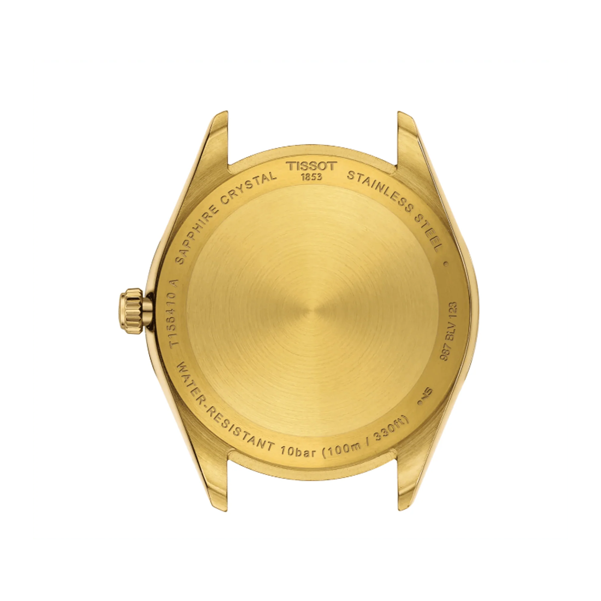 Tissot Ballade Men's Gold PVD Quartz Watch T156.410.33.051.00 - Image 3