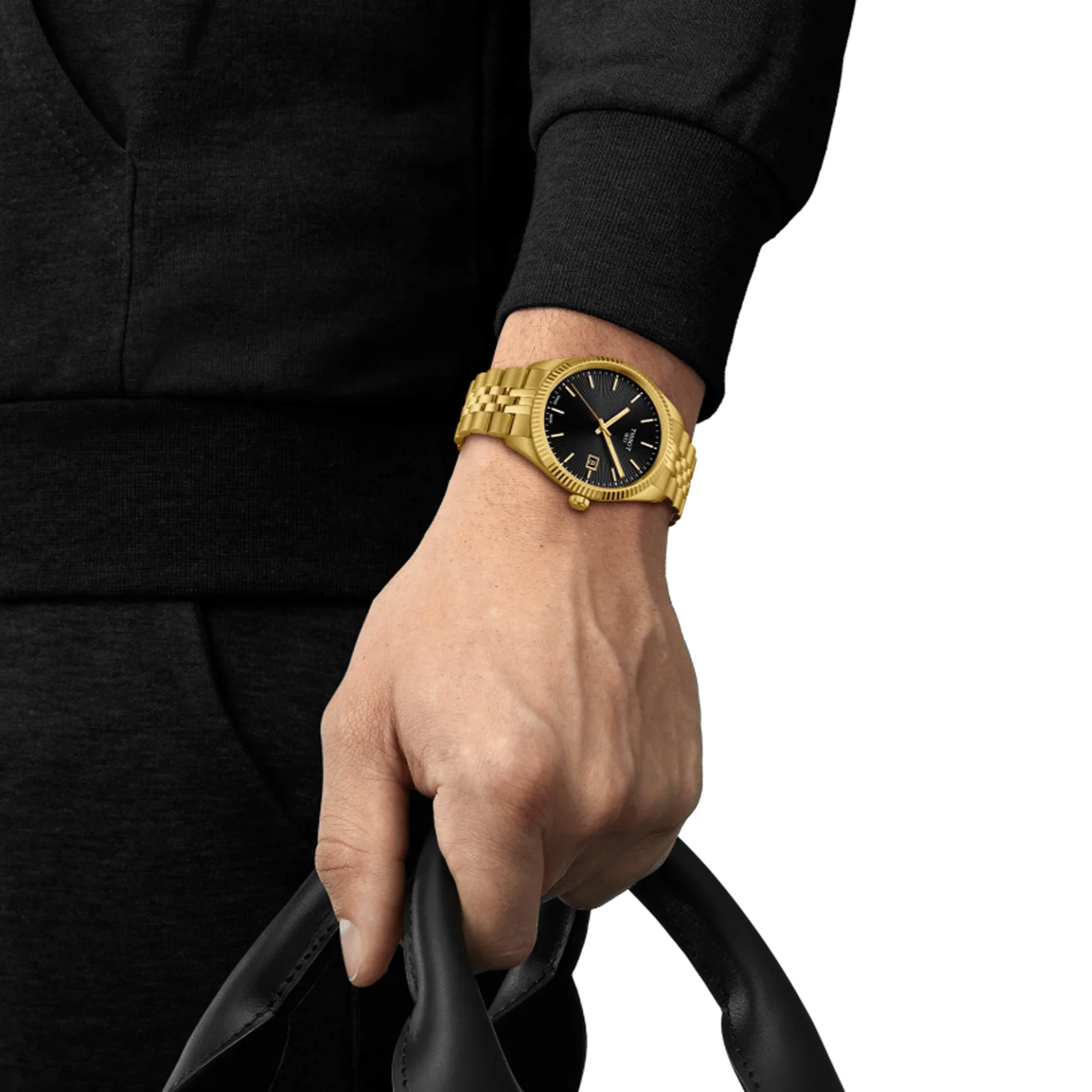 Tissot Ballade Men's Gold PVD Quartz Watch T156.410.33.051.00 - Image 5