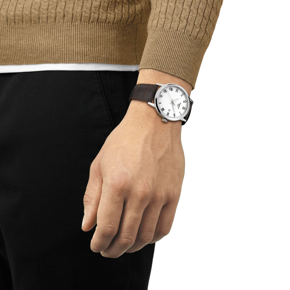 Tissot Men's T-Classic Stainless Steel Quartz Dream Watch White Dial T129.410.16.013.00 - Image 5