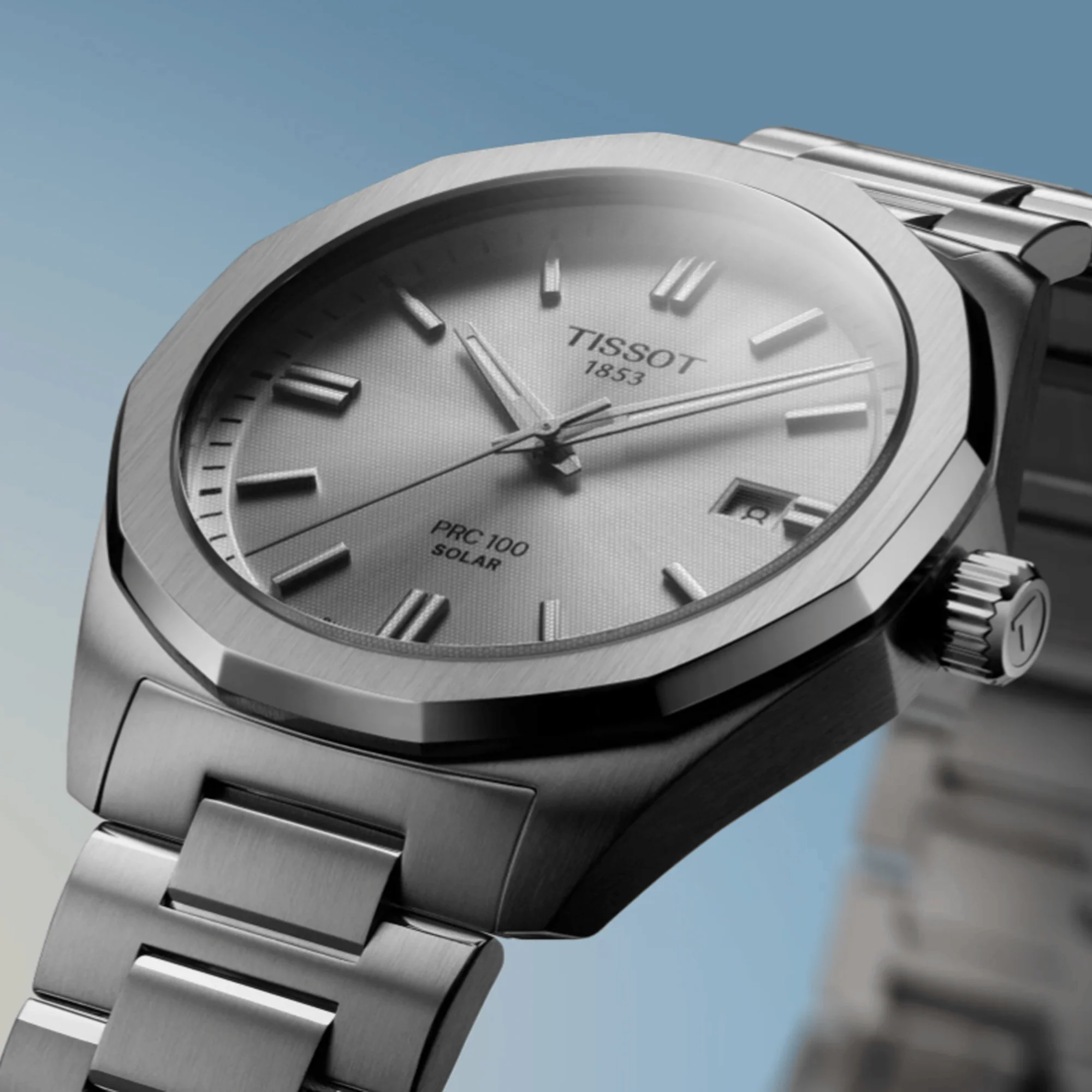 Tissot PRC 100 Men's Solar Quartz 39mm Watch T151.422.11.031.00 - Image 7