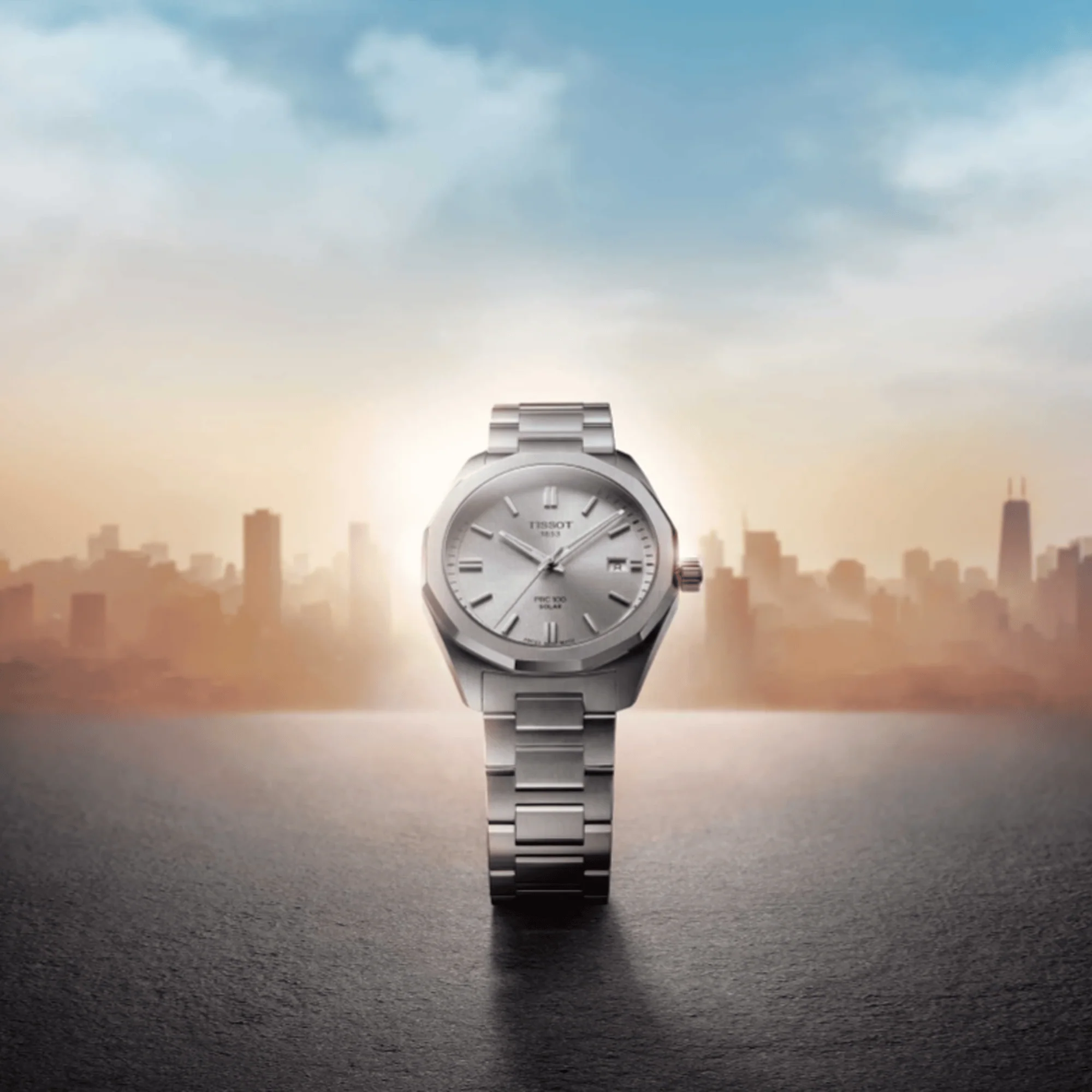 Tissot PRC 100 Men's Solar Quartz 39mm Watch T151.422.11.031.00 - Image 9