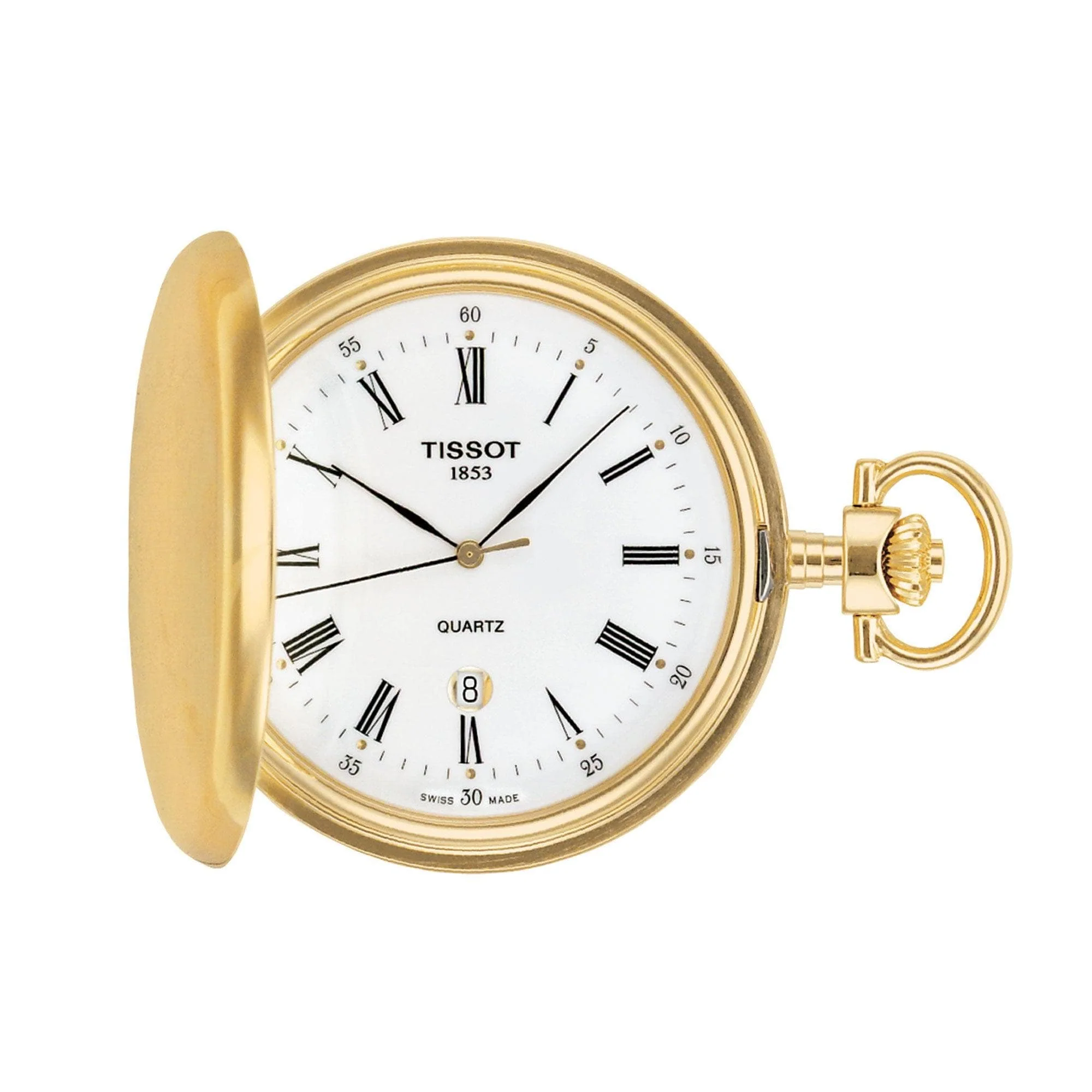 Tissot Savonnette Quartz Dial Pocket Watch T83.4.553.13