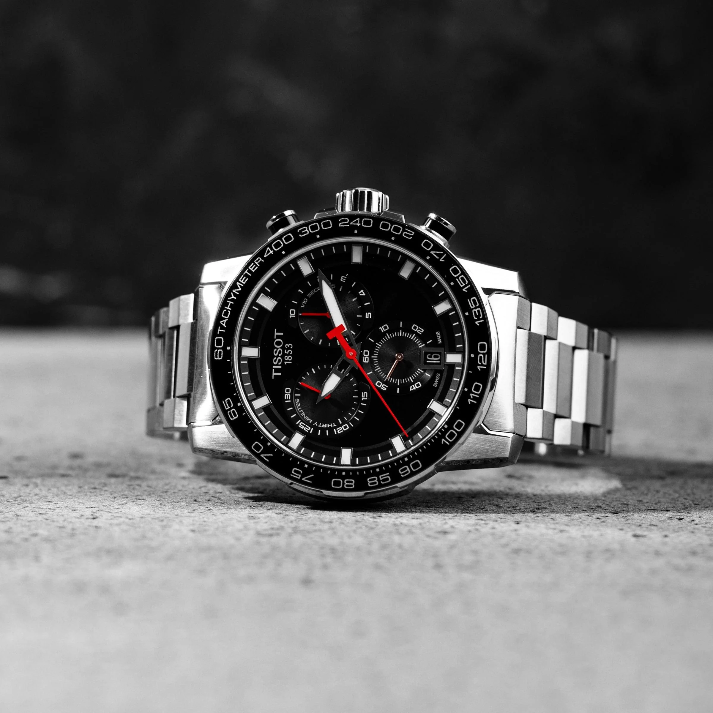 Tissot T-Sport Stainless Steel Quartz Chronograph Watch - Image 3