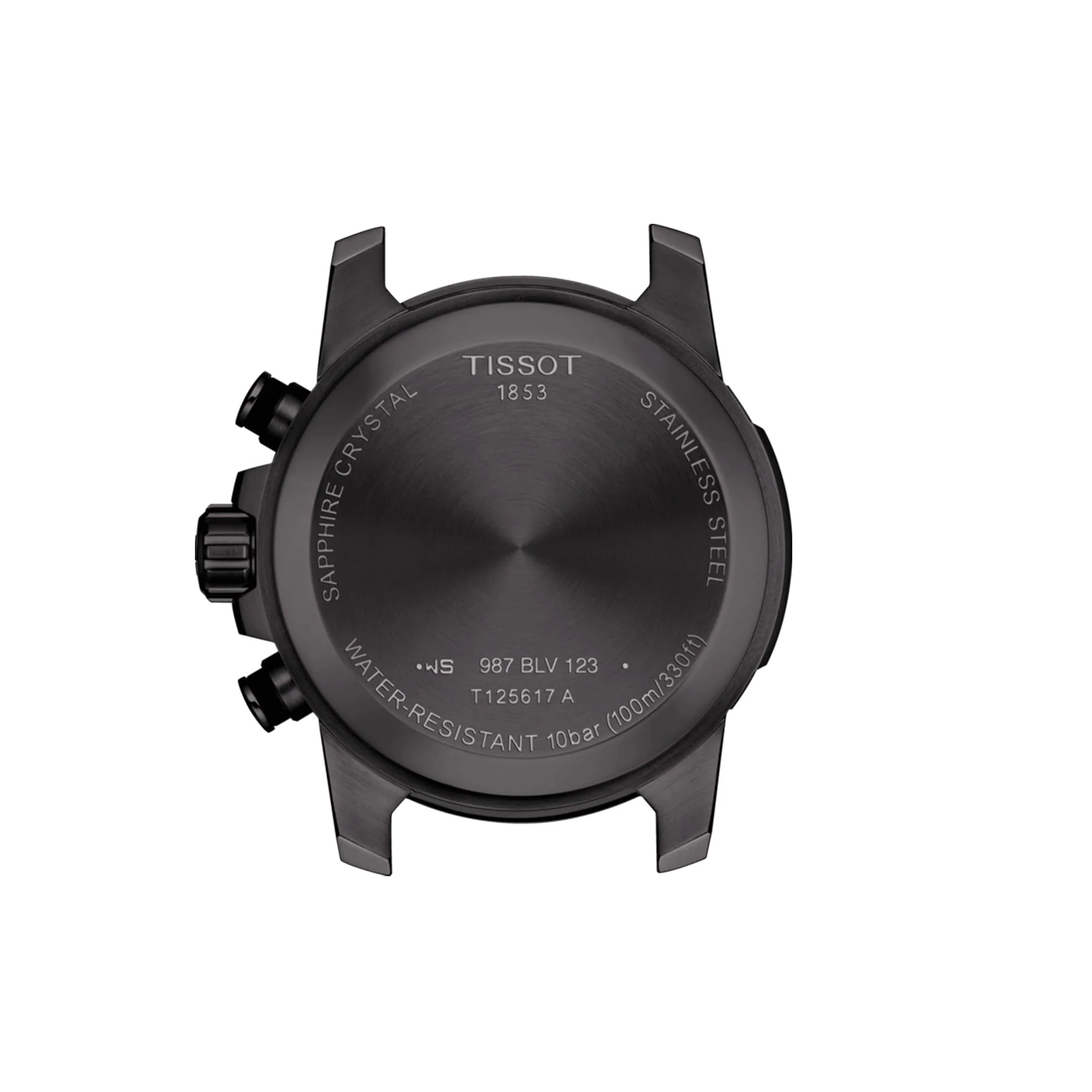Tissot T-Sport Men's 45.50mm Black and Steel Quartz Chronograph Watch T125.617.33.051.00 - Image 6