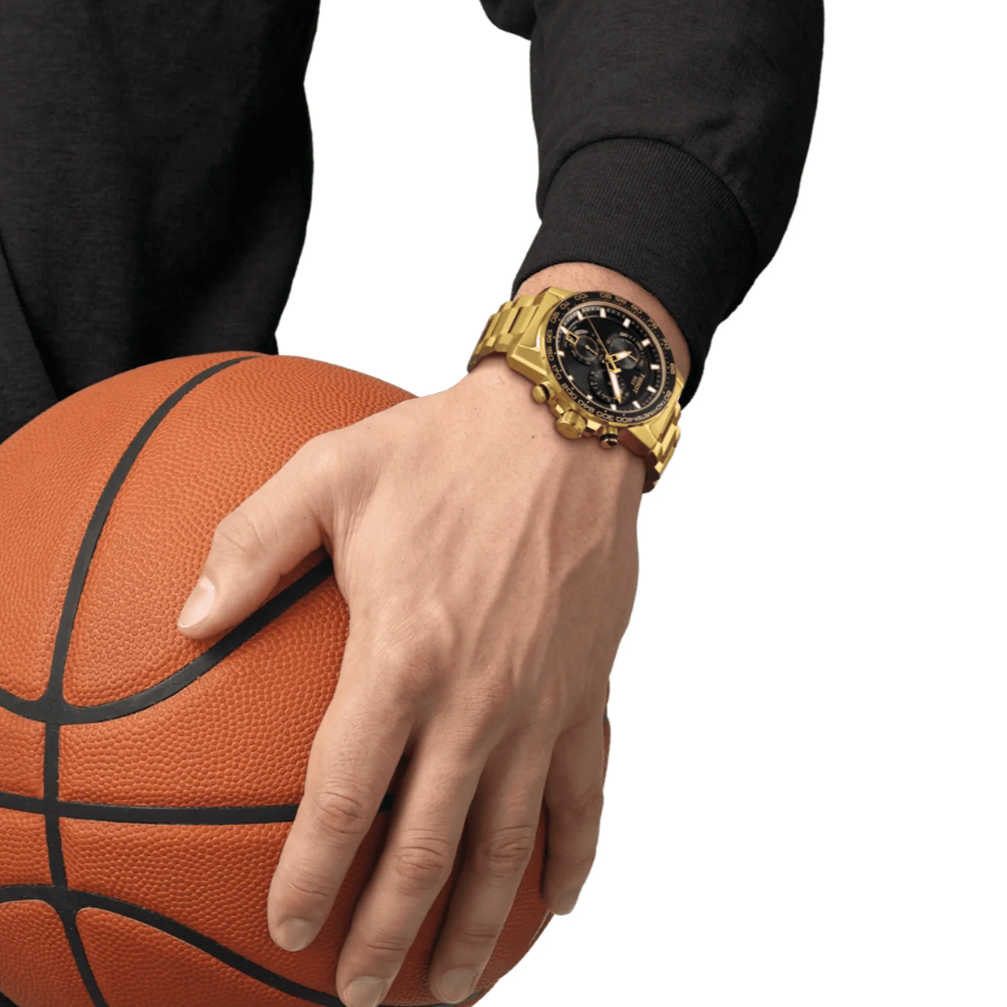 Tissot Supersport Chrono Men's 45.50mm Gold PVD Quartz Chronograph Watch T125.617.33.051.01 - Image 5