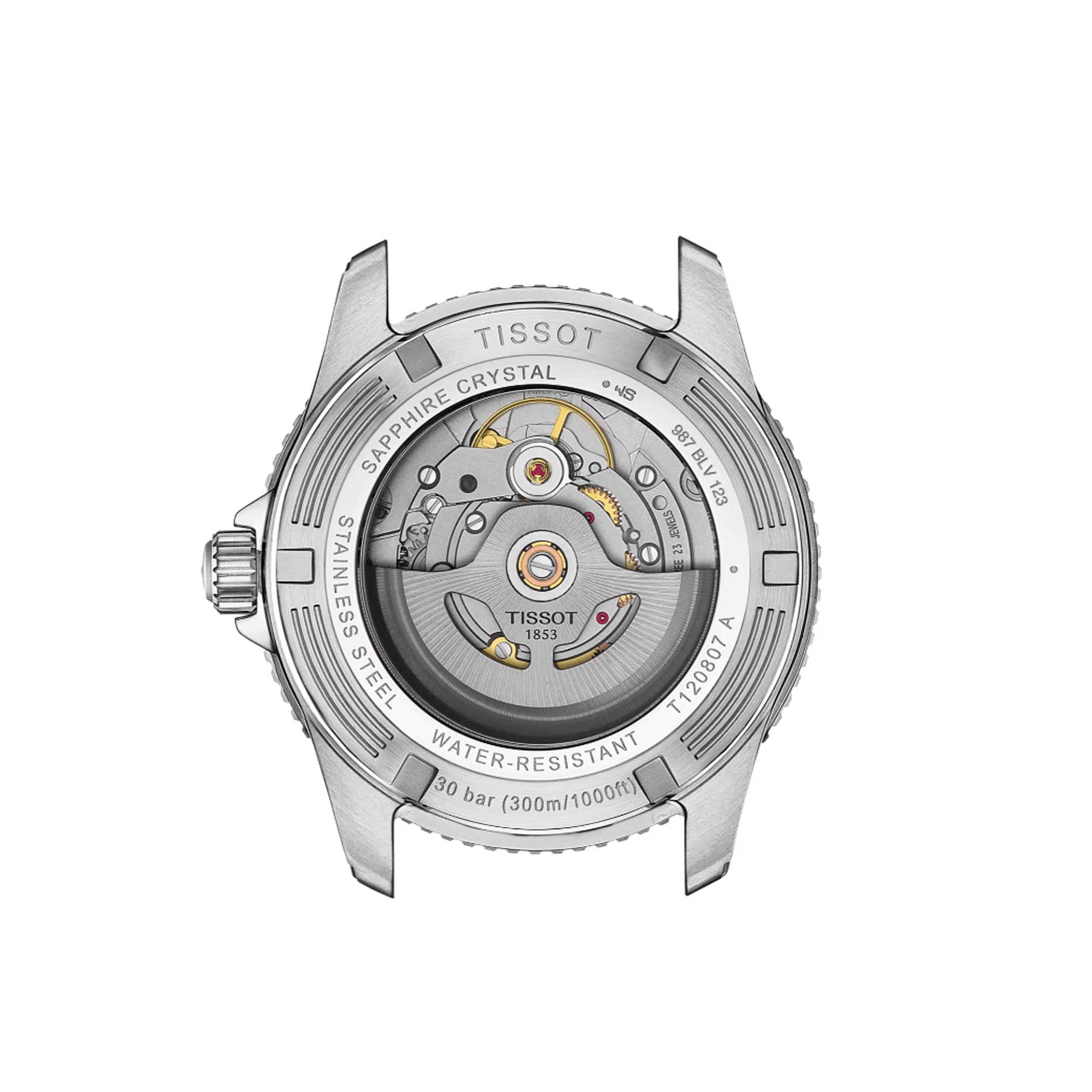Tissot Seastar Men's 40mm Automatic Watch T120.807.11.051.00 - Image 3