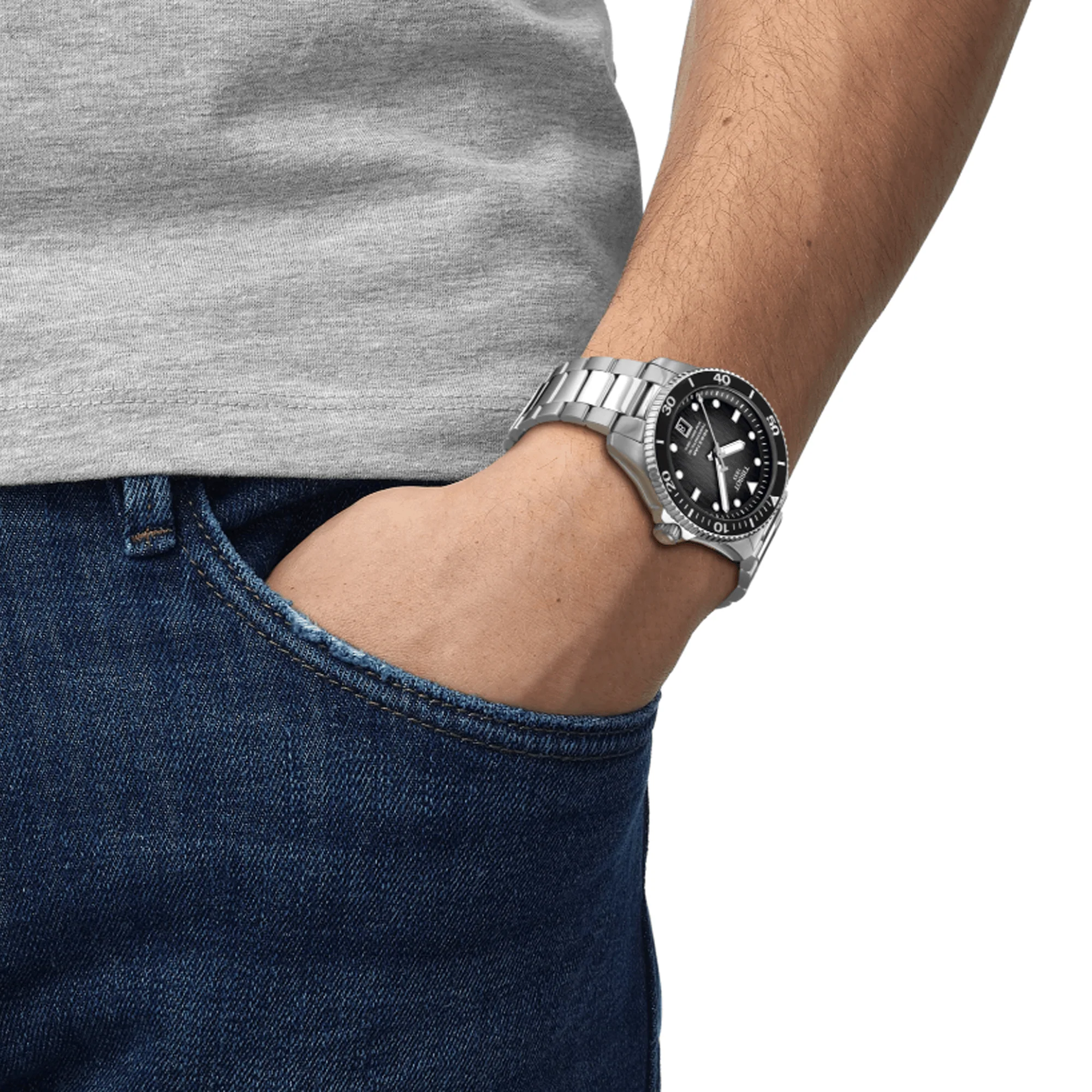 Tissot Seastar Men's 40mm Automatic Watch T120.807.11.051.00 - Image 5
