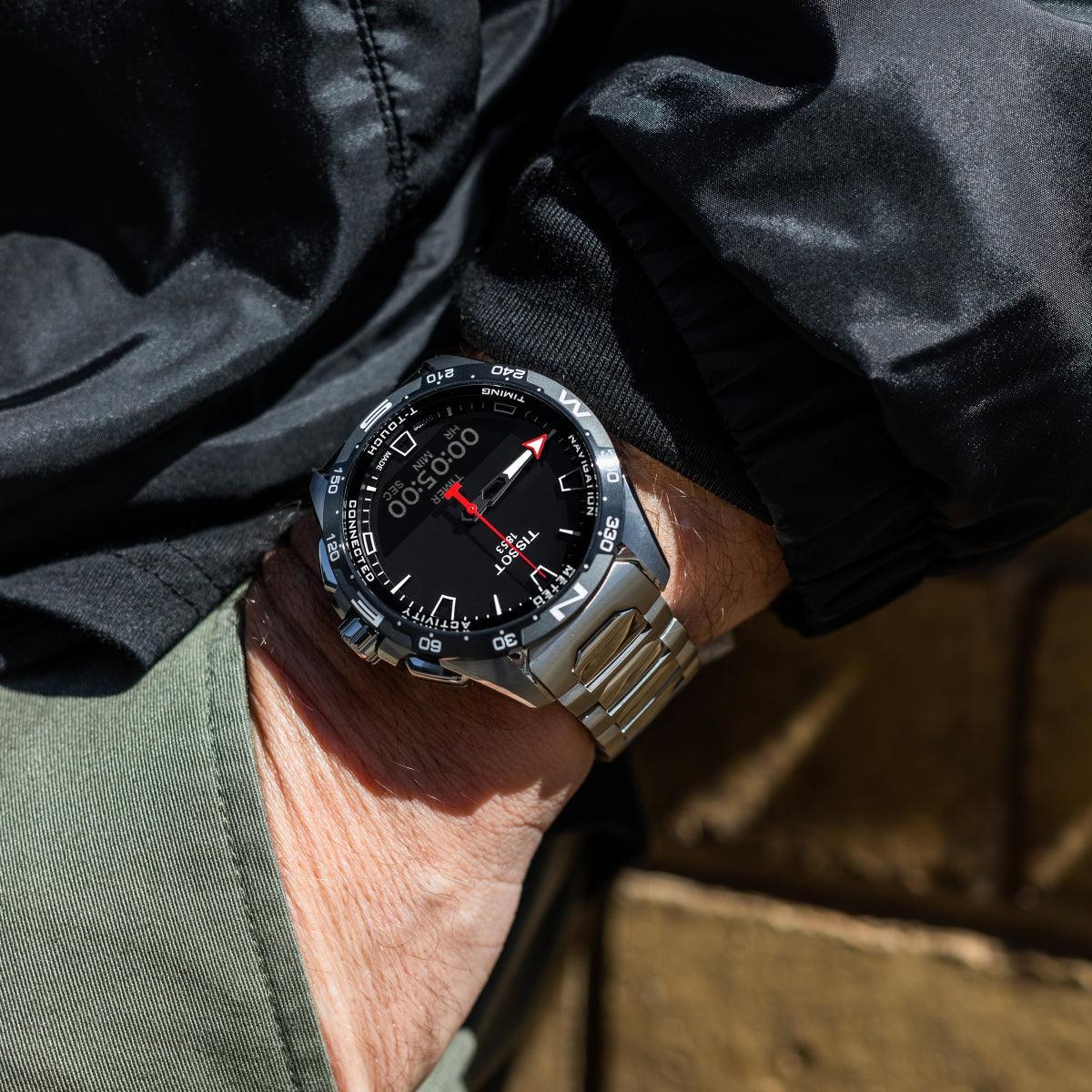 Tissot T-Touch T-Sport Men's 47.5mm Solar LCD Watch T121.420.44.051.00 - Image 9