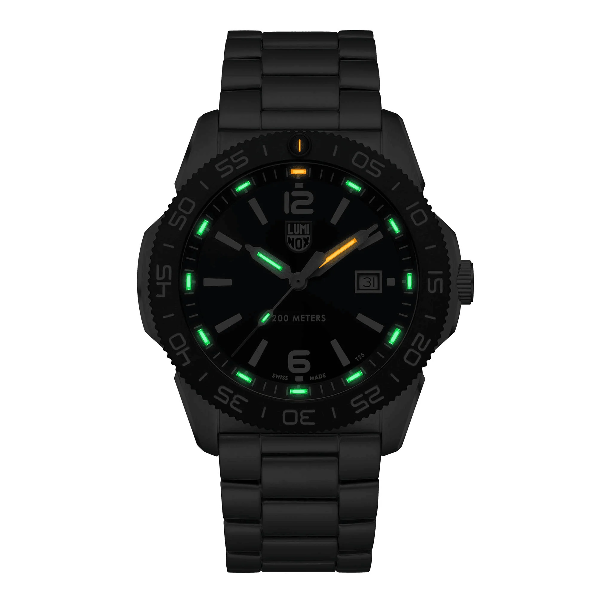Luminox Men's Stainless Steel Quartz Sport Watch Blue Dial - Image 2