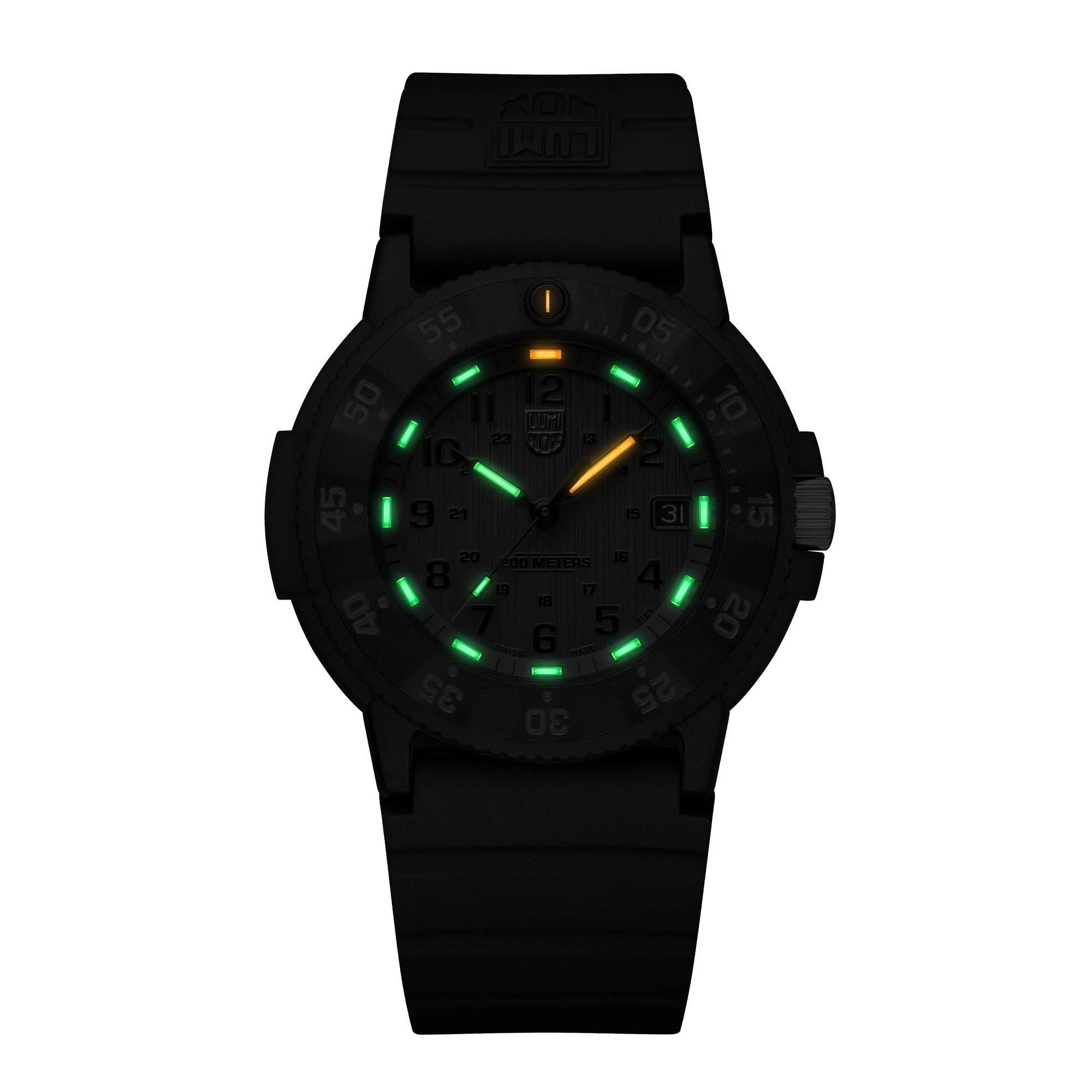 Luminox Men's Black PVD Quartz Sport Watch Black Dial - Image 2