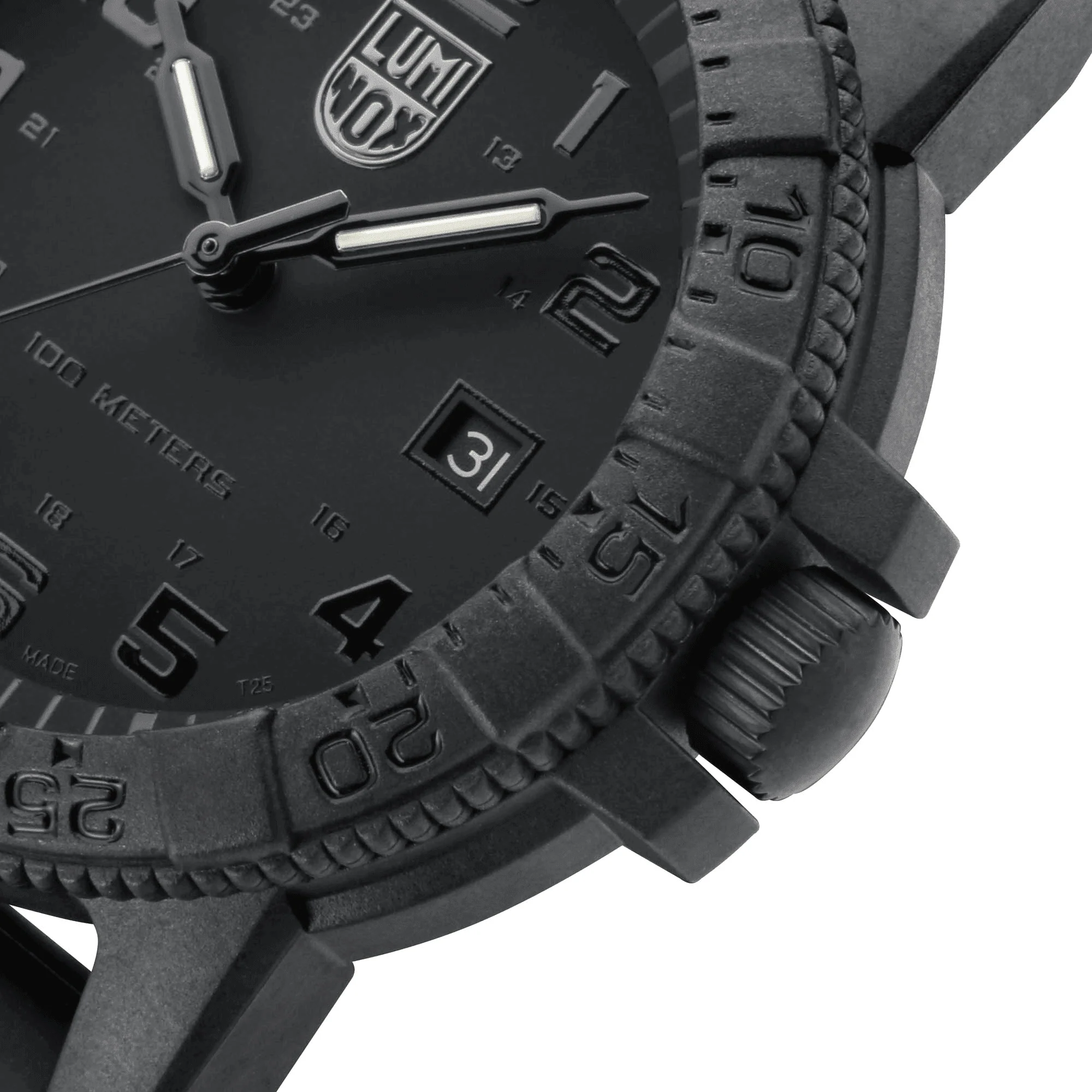 Luminox Men's Black PVD Quartz Sport Watch Black Dial - Image 4