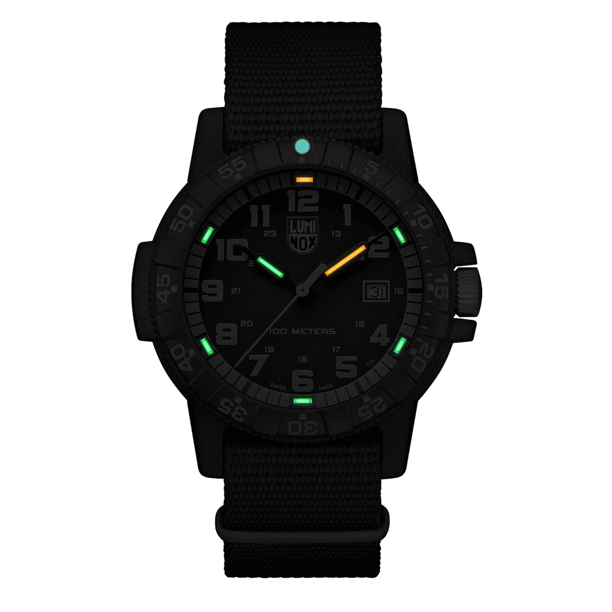 Luminox Men's Black PVD Quartz Sport Watch Black Dial - Image 2