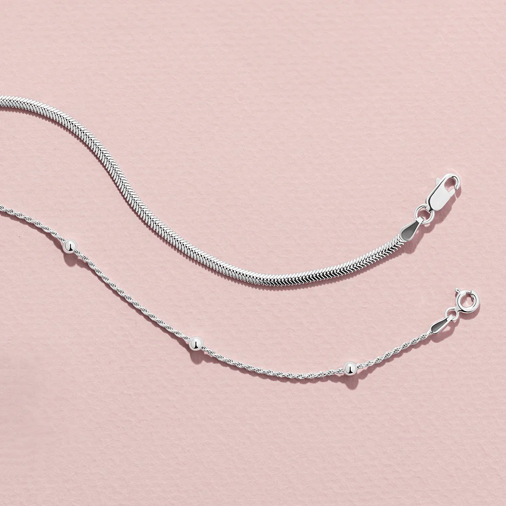 19cm Snake Bracelet in Sterling Silver - Image 3