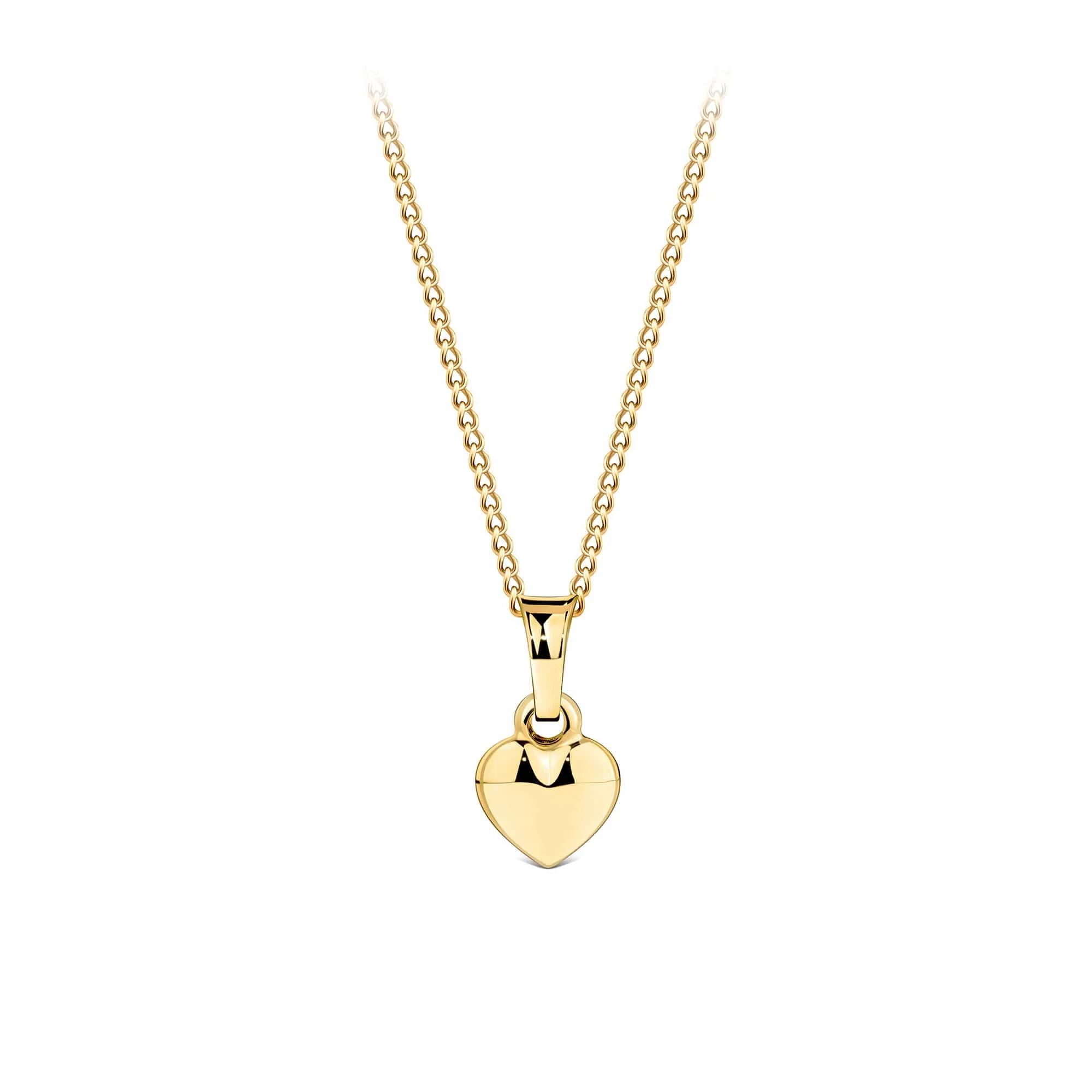 Small Heart Pendant in 9ct Yellow Gold