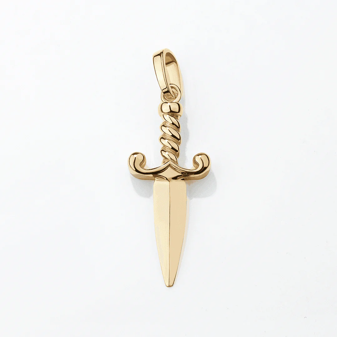 Dagger Pendant in 9ct Yellow Gold - Image 3