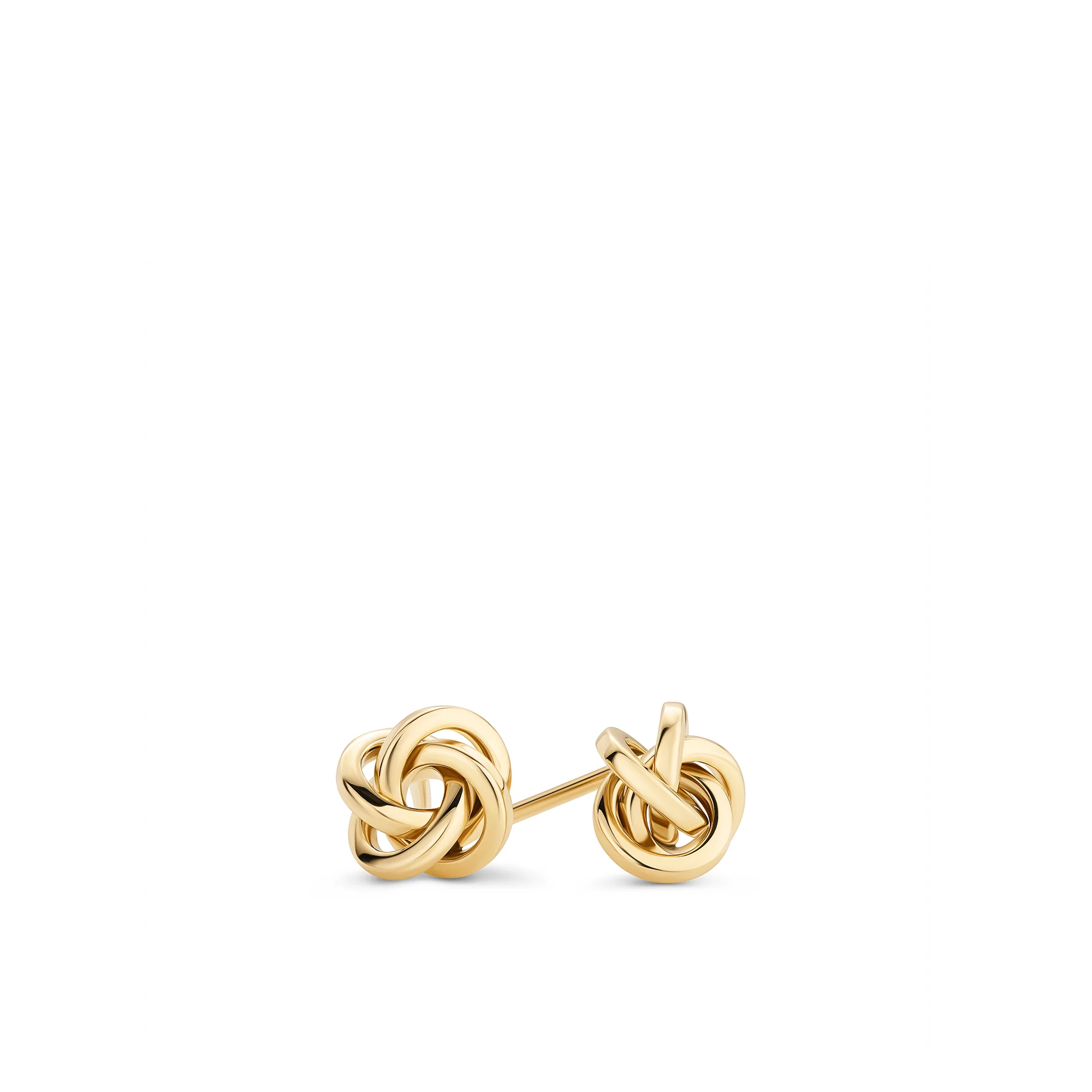 Knot Stud Earrings in 9ct Yellow Gold