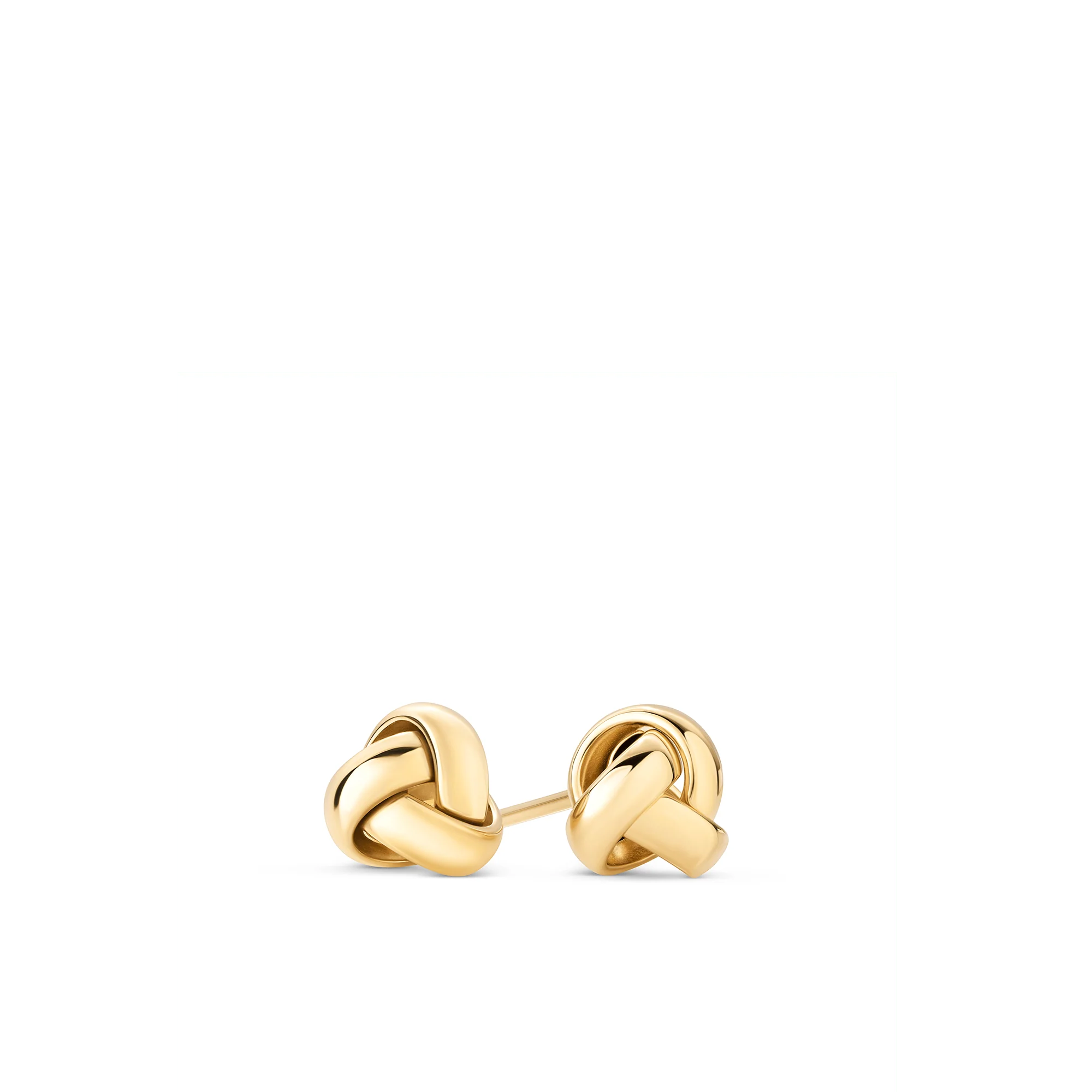 Knot Stud Earrings in 9ct Yellow Gold