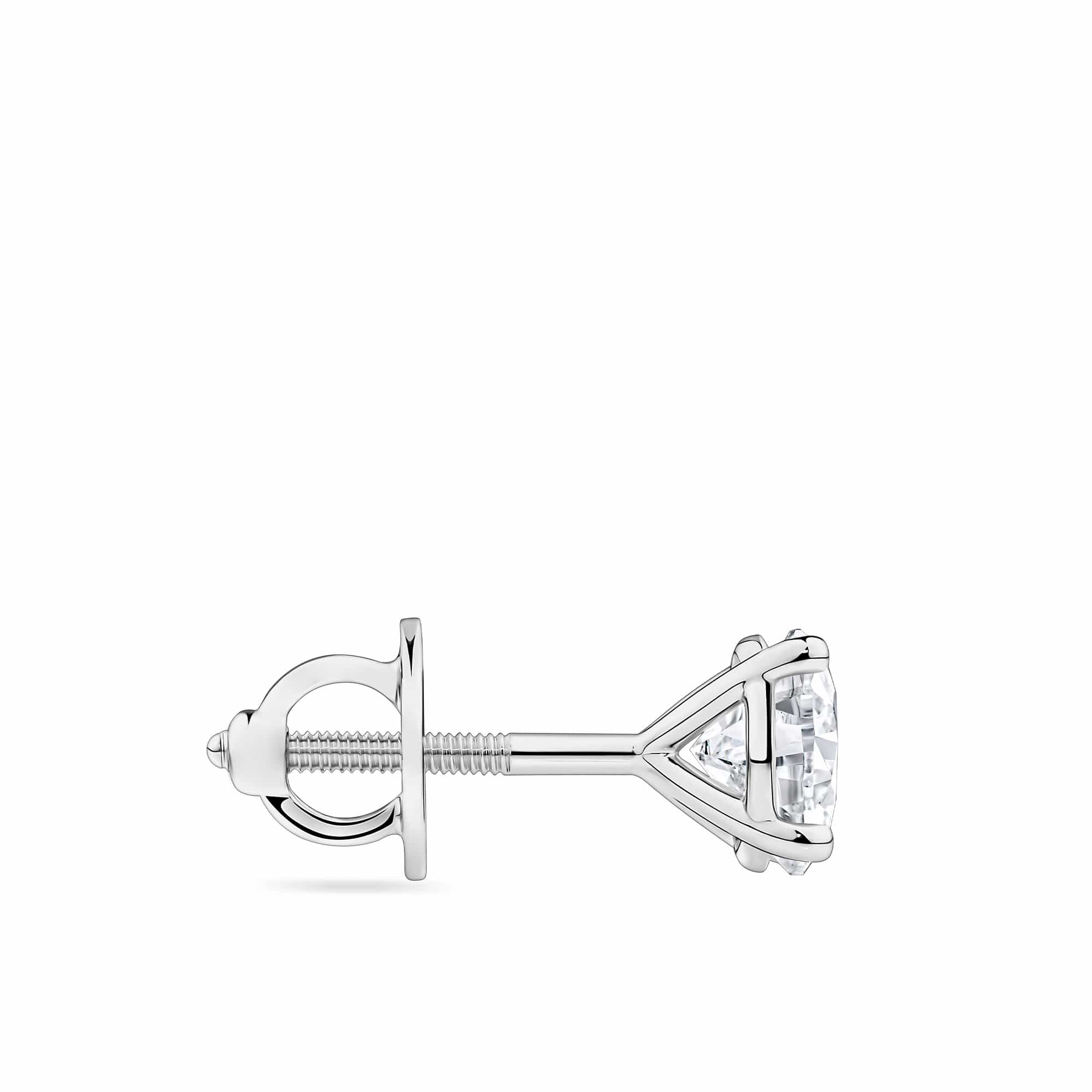 1.50ct TW Diamond Solitaire Earrings in 18ct White Gold - Image 2
