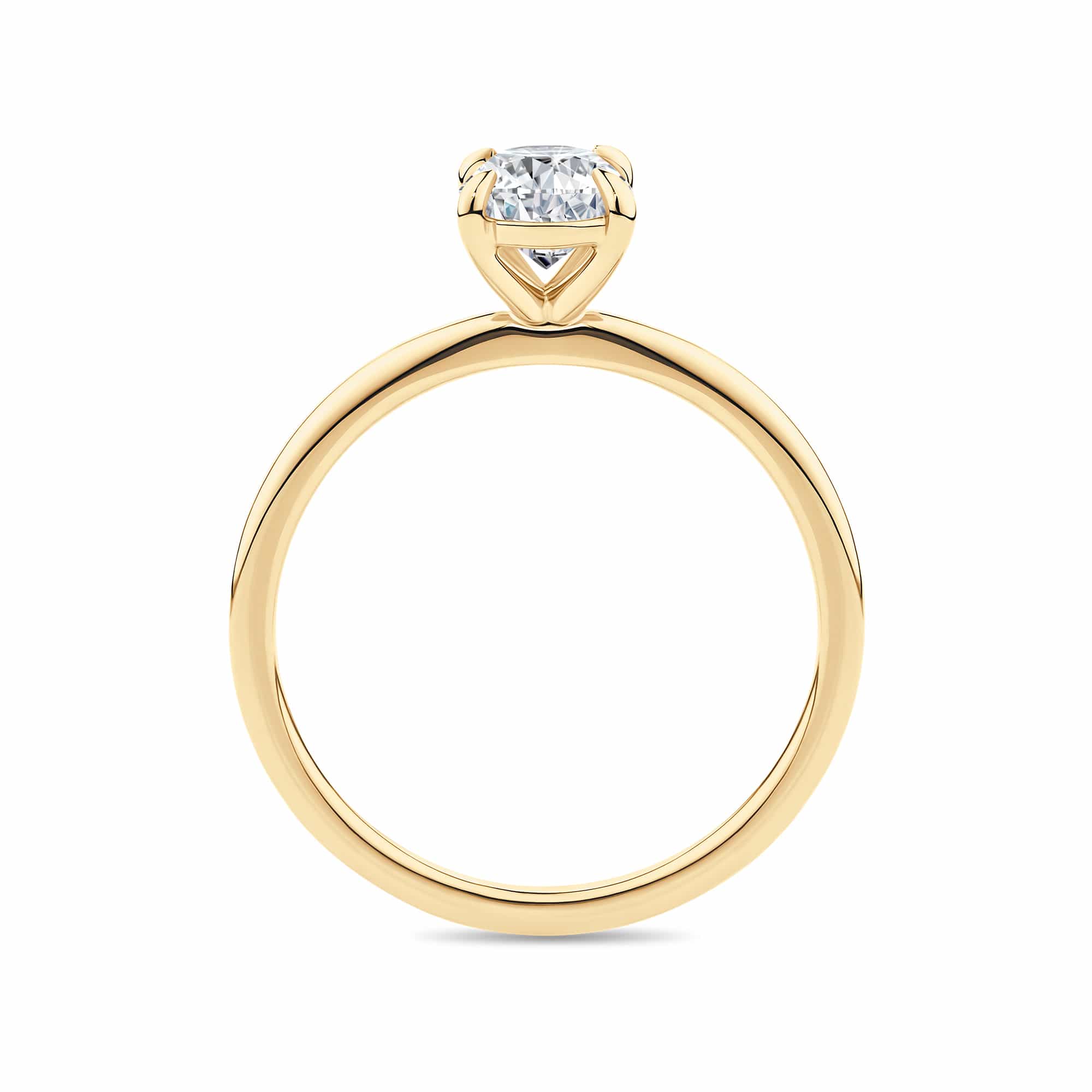 1917™ 1.00ct Diamond Oval Solitaire Engagement Ring in 18ct Yellow Gold - Image 3