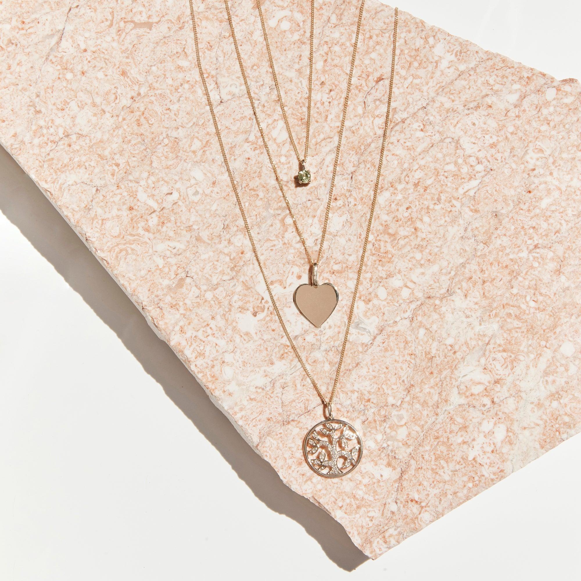 Diamond Tree of Life Pendant in 9ct Yellow Gold - Image 3
