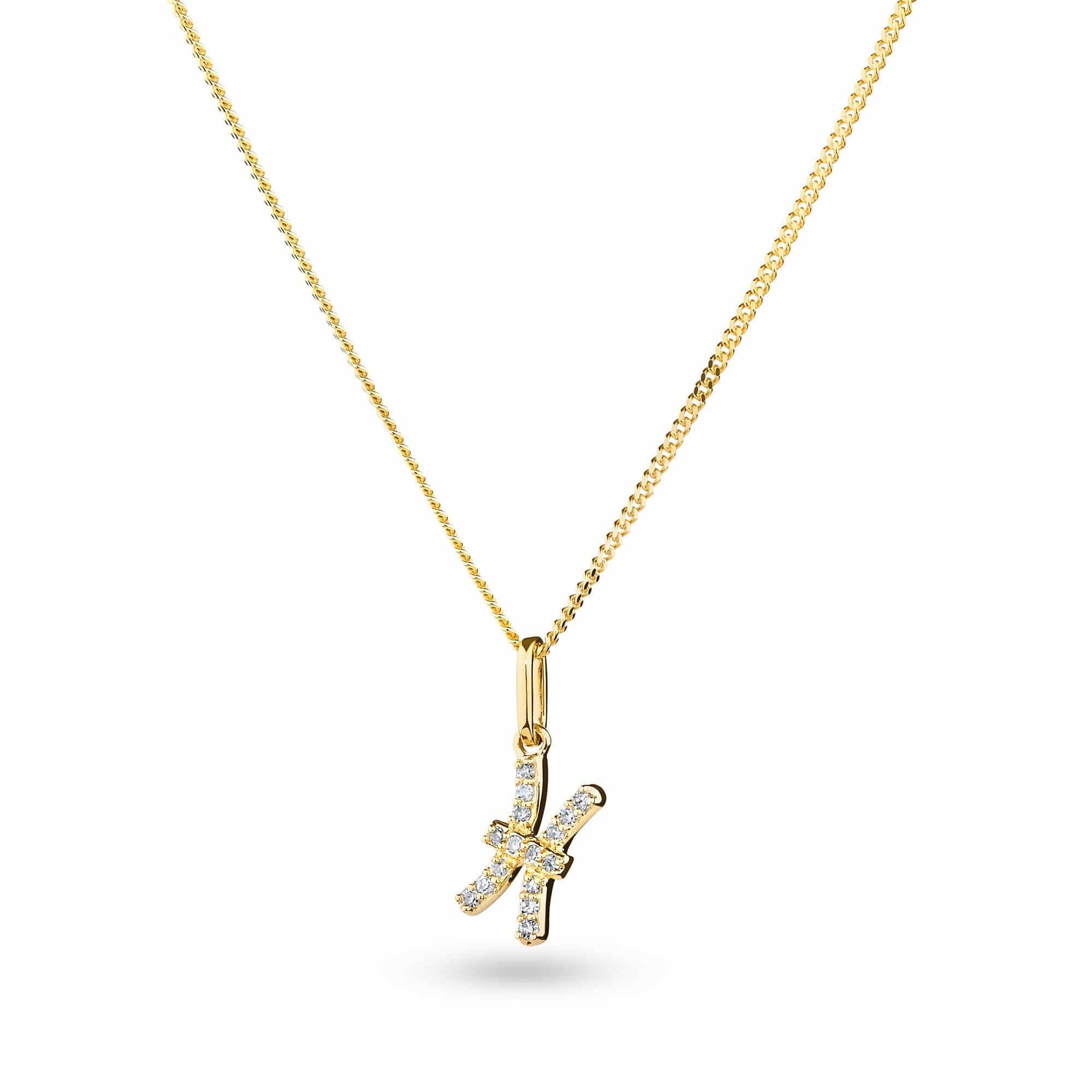 Diamond Star Sign Pendant in 9ct Yellow Gold - Image 14